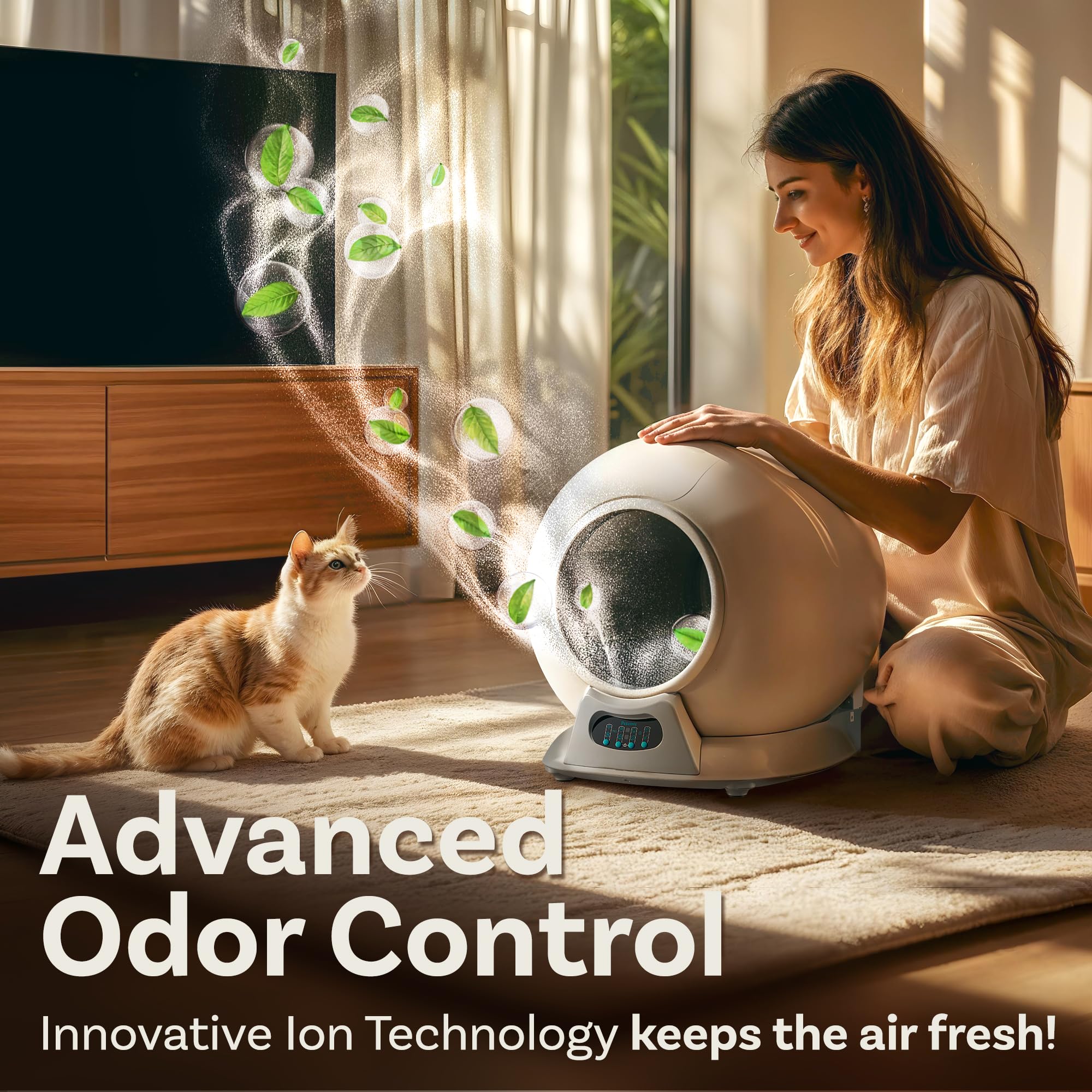 Self Cleaning Litter Box with App Control
