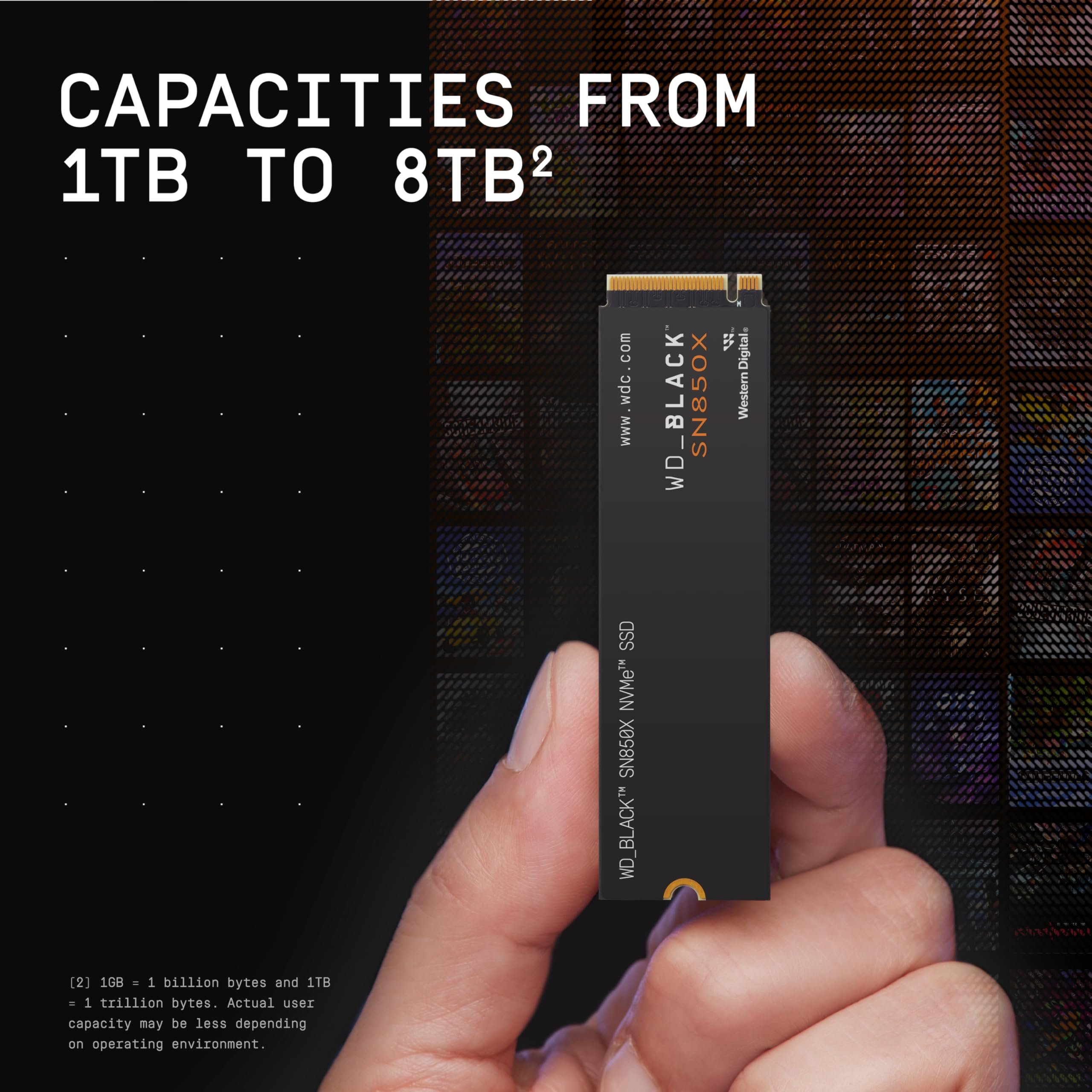 WD Black 2TB SN850X NVMe Gaming SSD for Lightning Fast Speeds