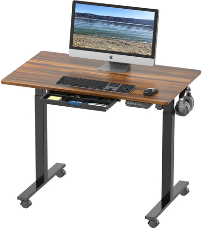 40 Inch Electric Height Adjustable Sit to Stand Desk