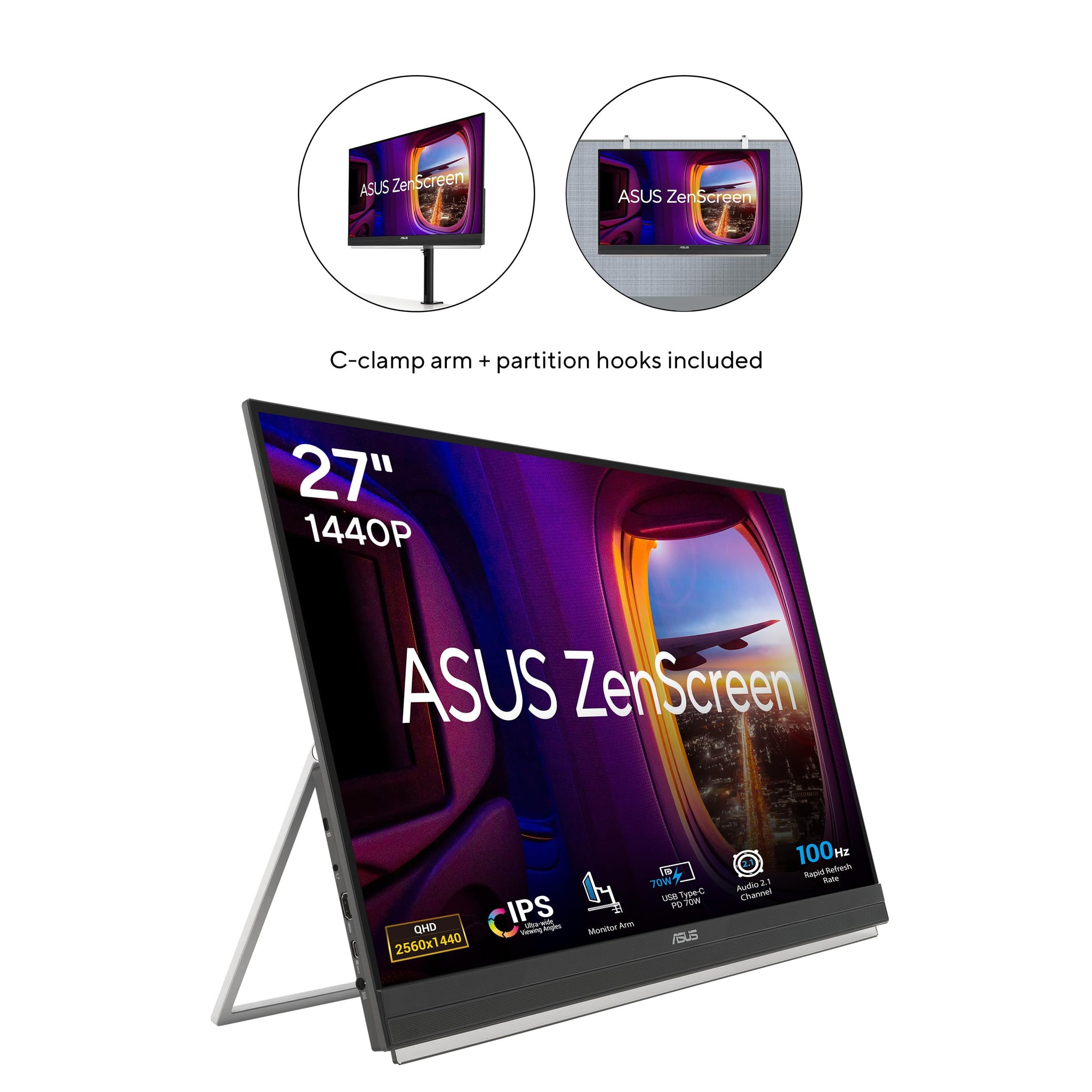 ASUS ZenScreen 15.6 Inch Portable Monitor for Travel