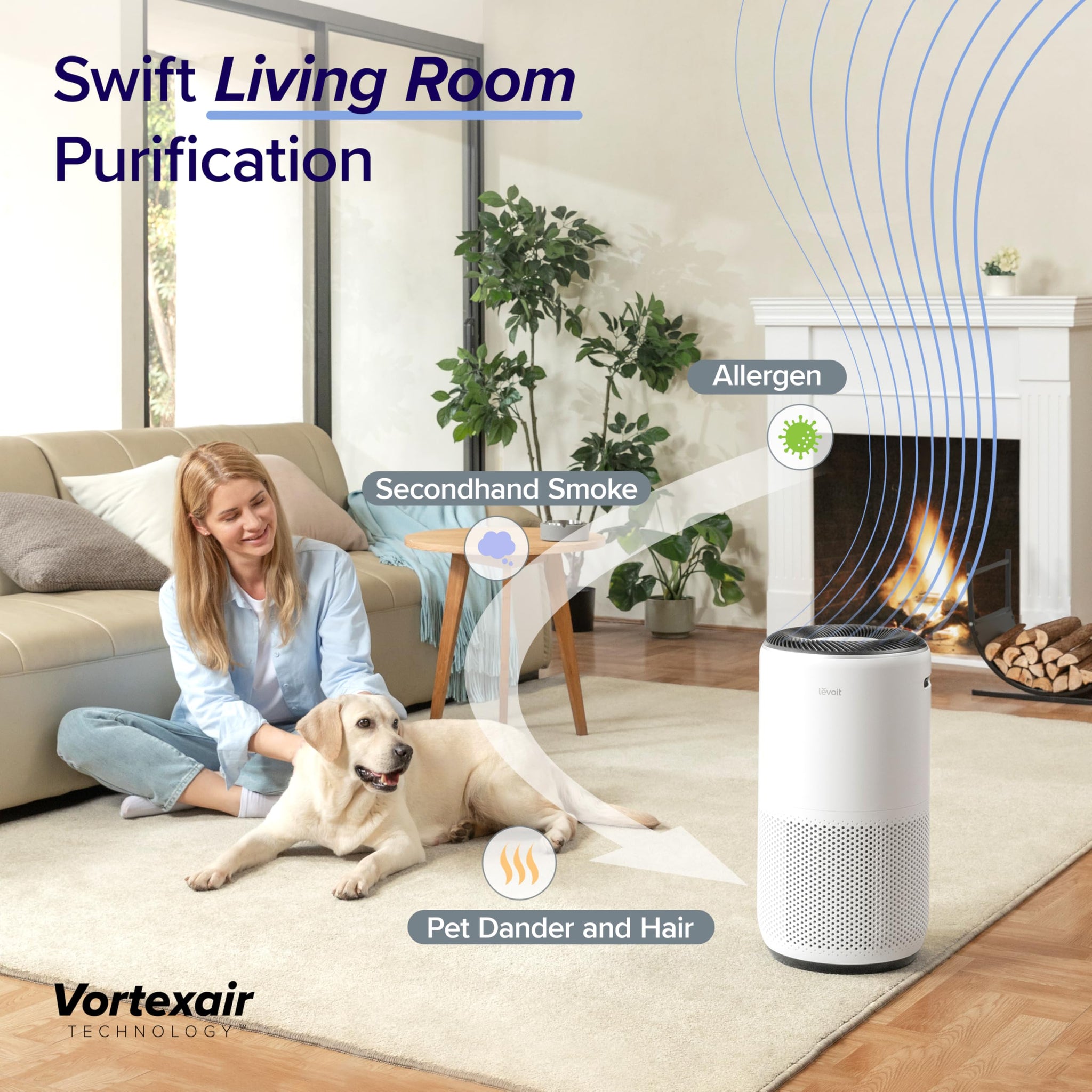Levoit Smart Air Purifier for Large Rooms