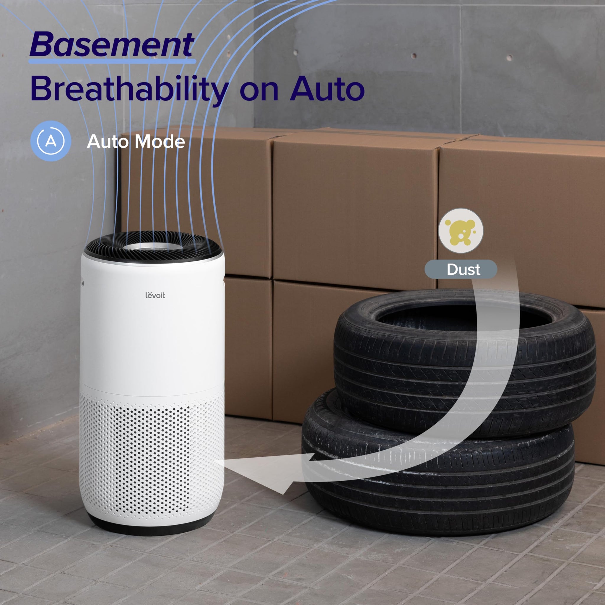 Levoit Smart Air Purifier for Large Rooms
