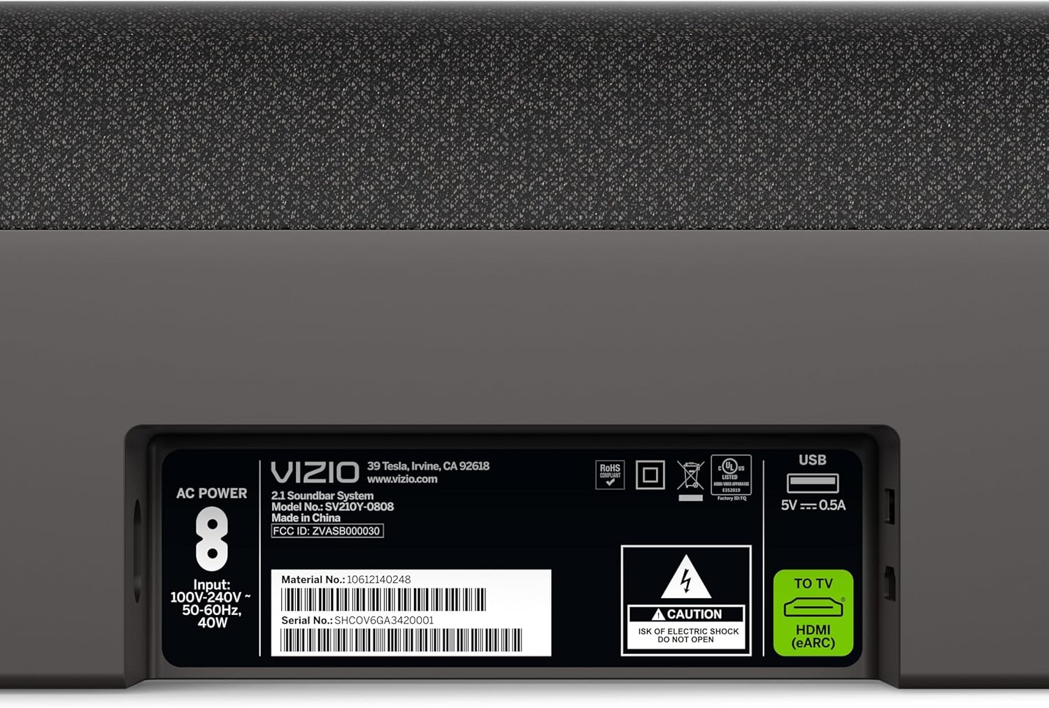 VIZIO All in One Soundbar with Dolby Atmos Experience