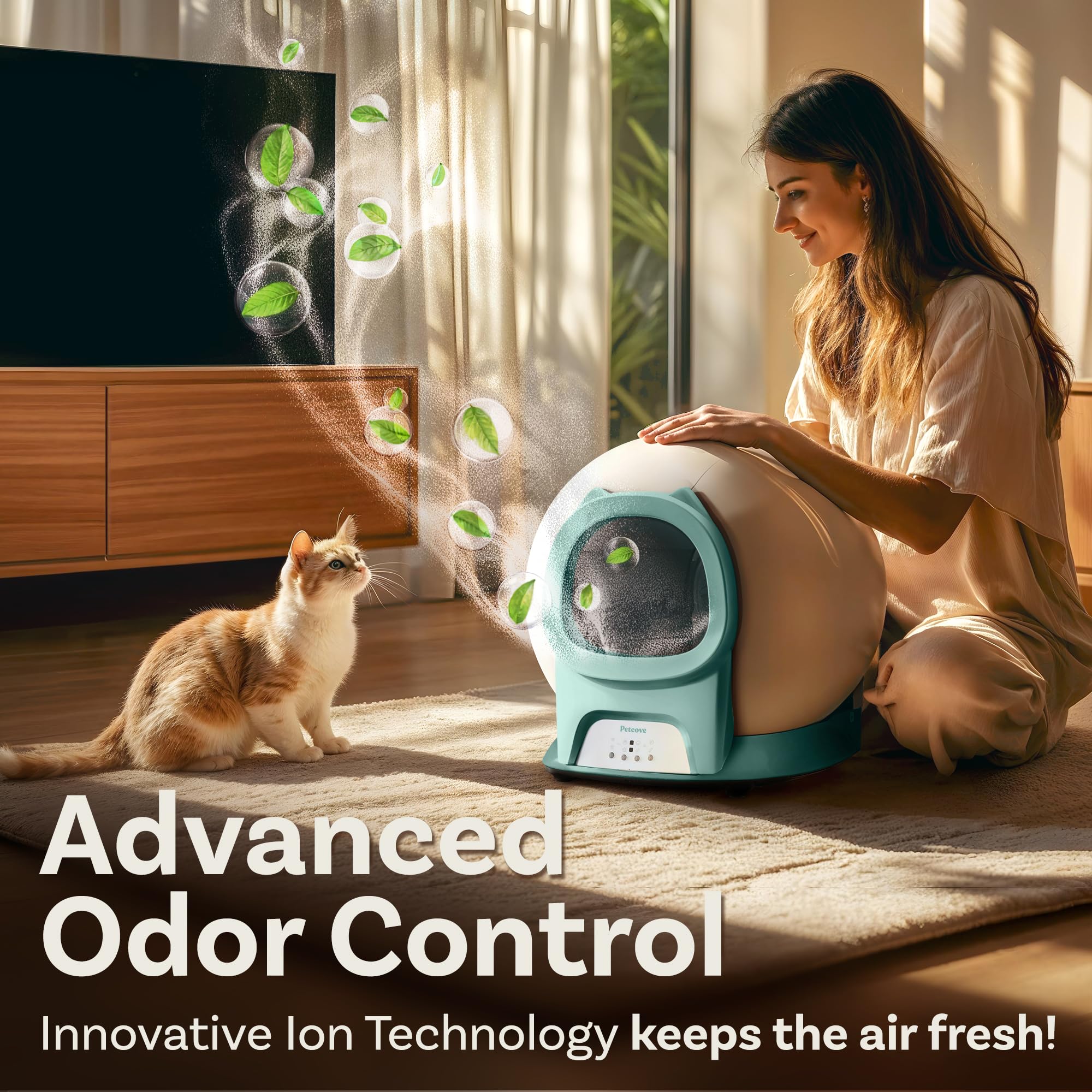 Self Cleaning Litter Box with App Control