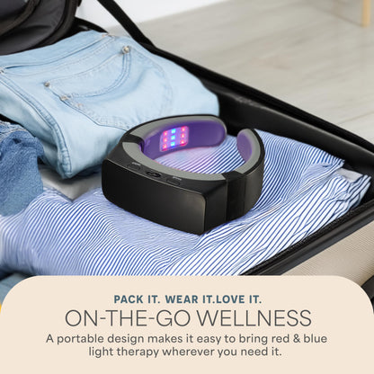Compact Rechargeable Red Light Therapy Neck Device