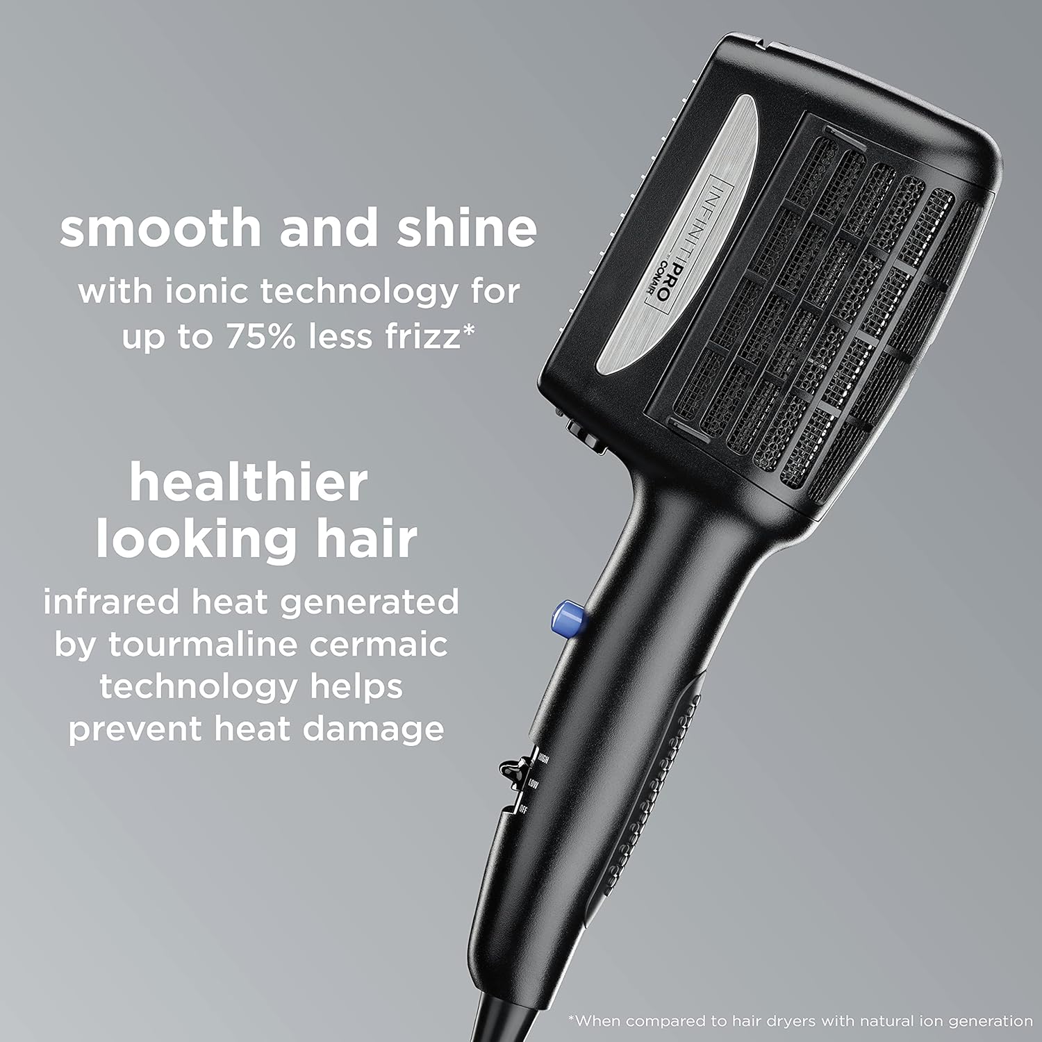 InfinitiPro 3 In 1 Hair Dryer With Ionic Shine