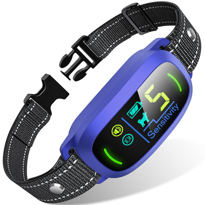 Rechargeable Dog Bark Collar with Adjustable Sensitivity Levels
