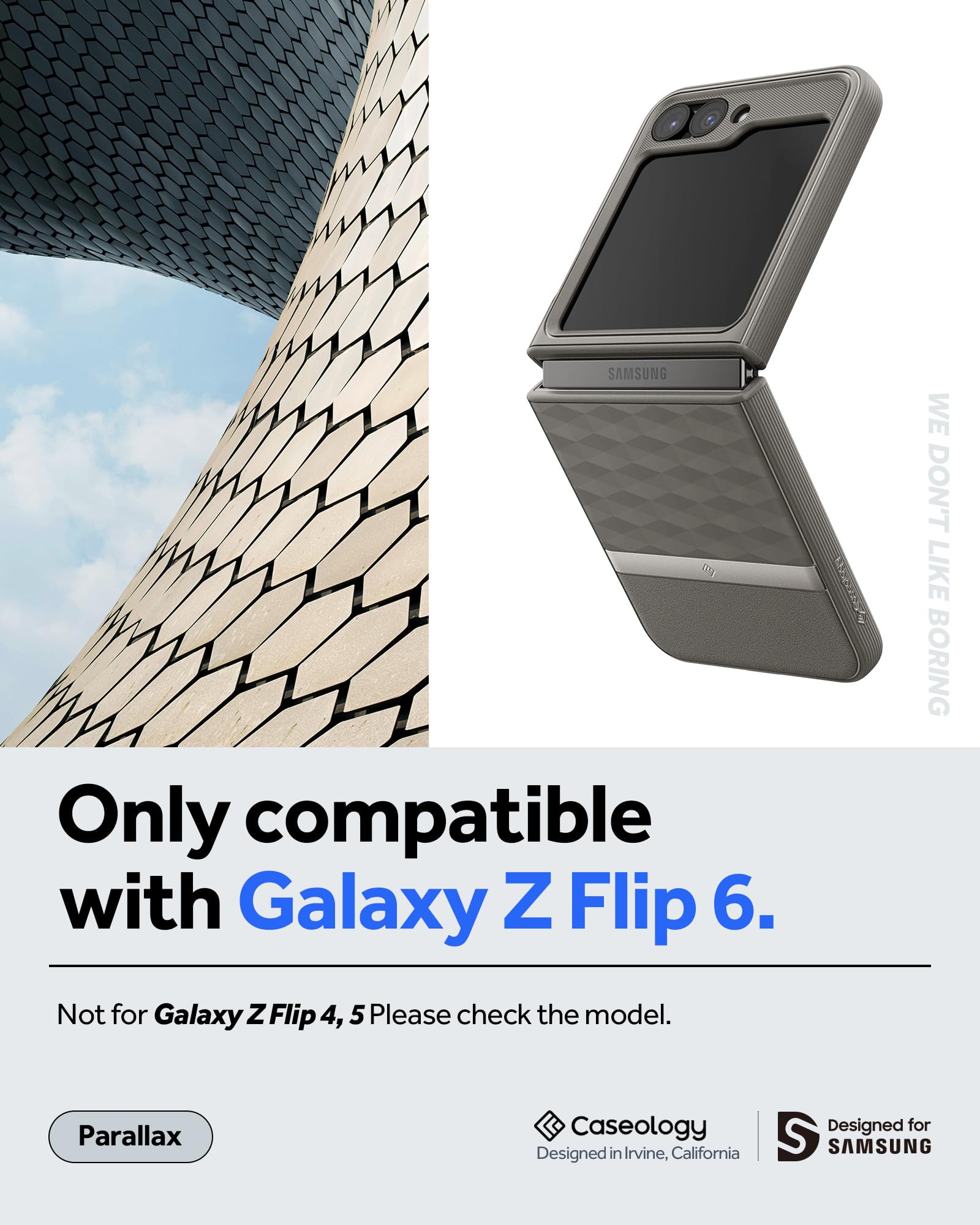 Caseology Parallax Ergonomic Protective Case for Galaxy Z Flip 6