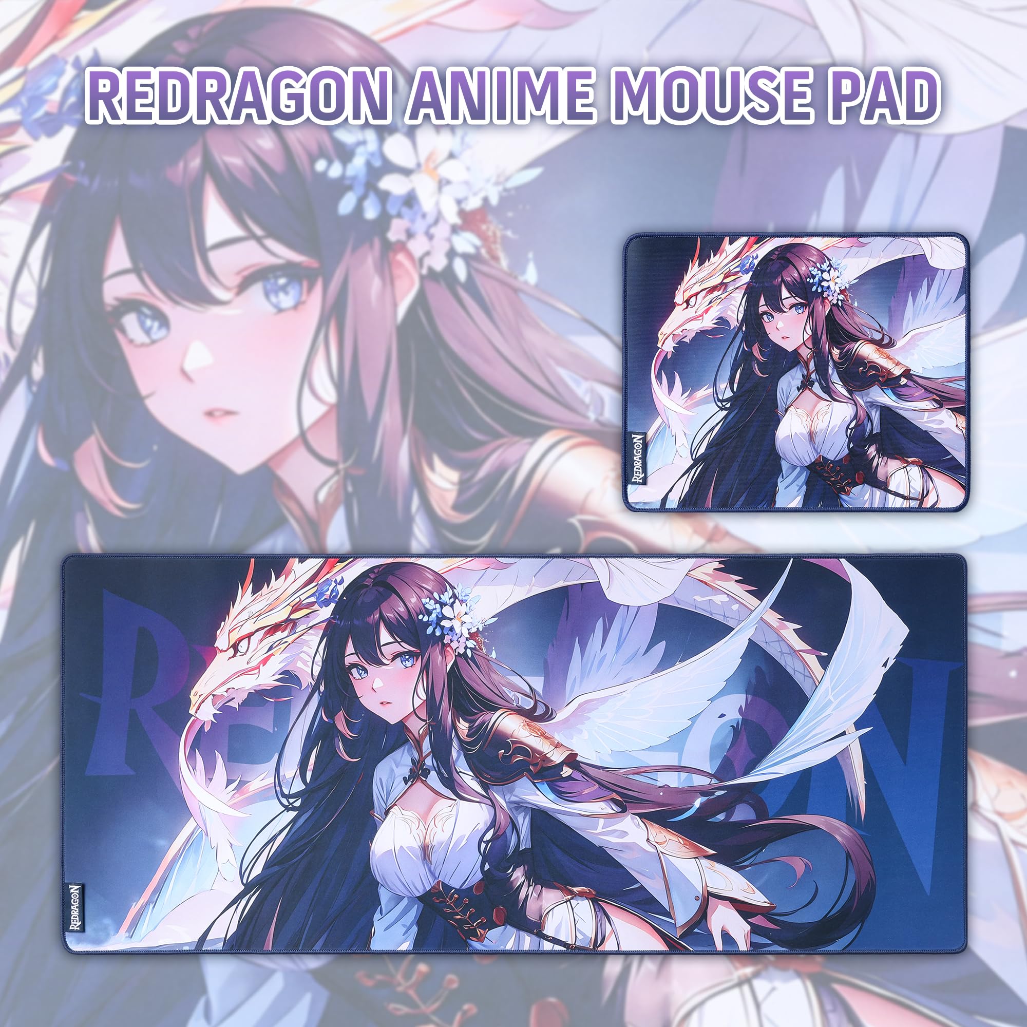 Redragon Anime Gaming Mouse Pad With Smooth Surface