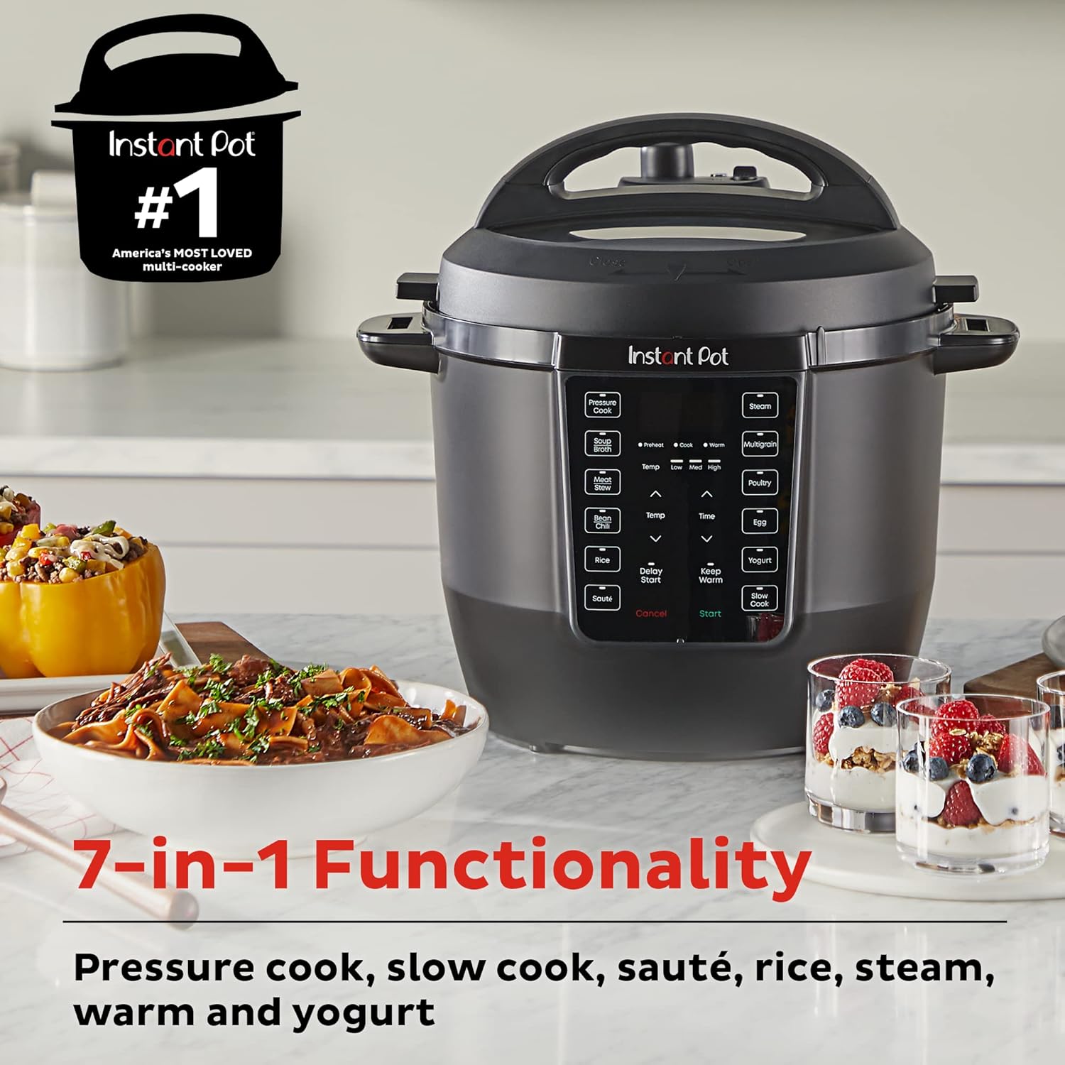 Instant Pot RIO 7-in-1 Multi Cooker for Easy Cooking