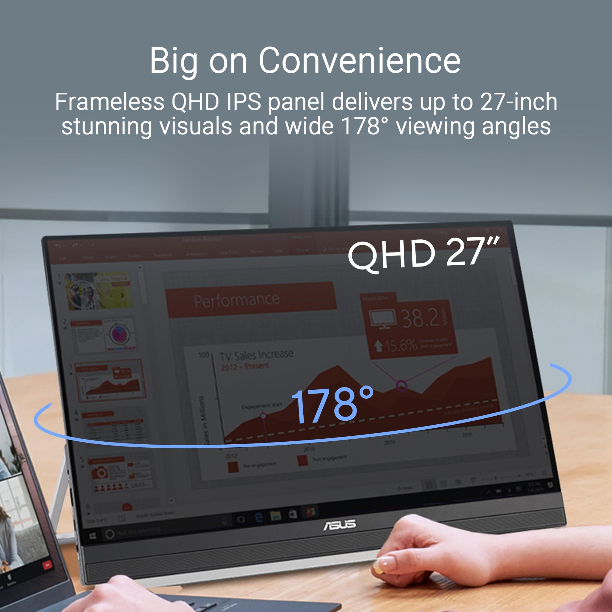 ASUS ZenScreen 15.6 Inch Portable Monitor for Travel