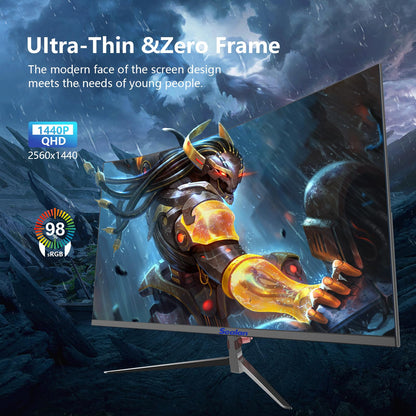 27 Inch IPS Gaming Monitor 100Hz Frameless 1080P HDMI