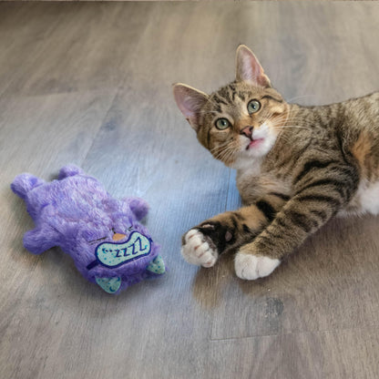 Calming Cat Toy with Purring Sound for Stress Relief