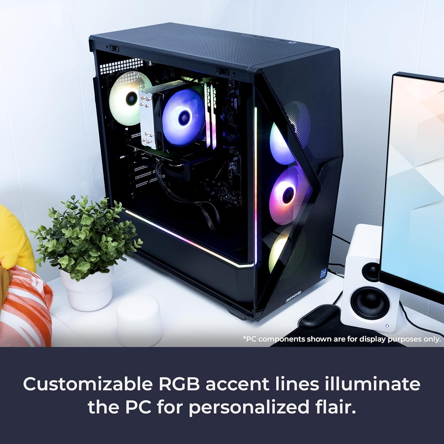 iBUYPOWER Slate MESH Gaming PC With RTX 5070 DDR5 RAM