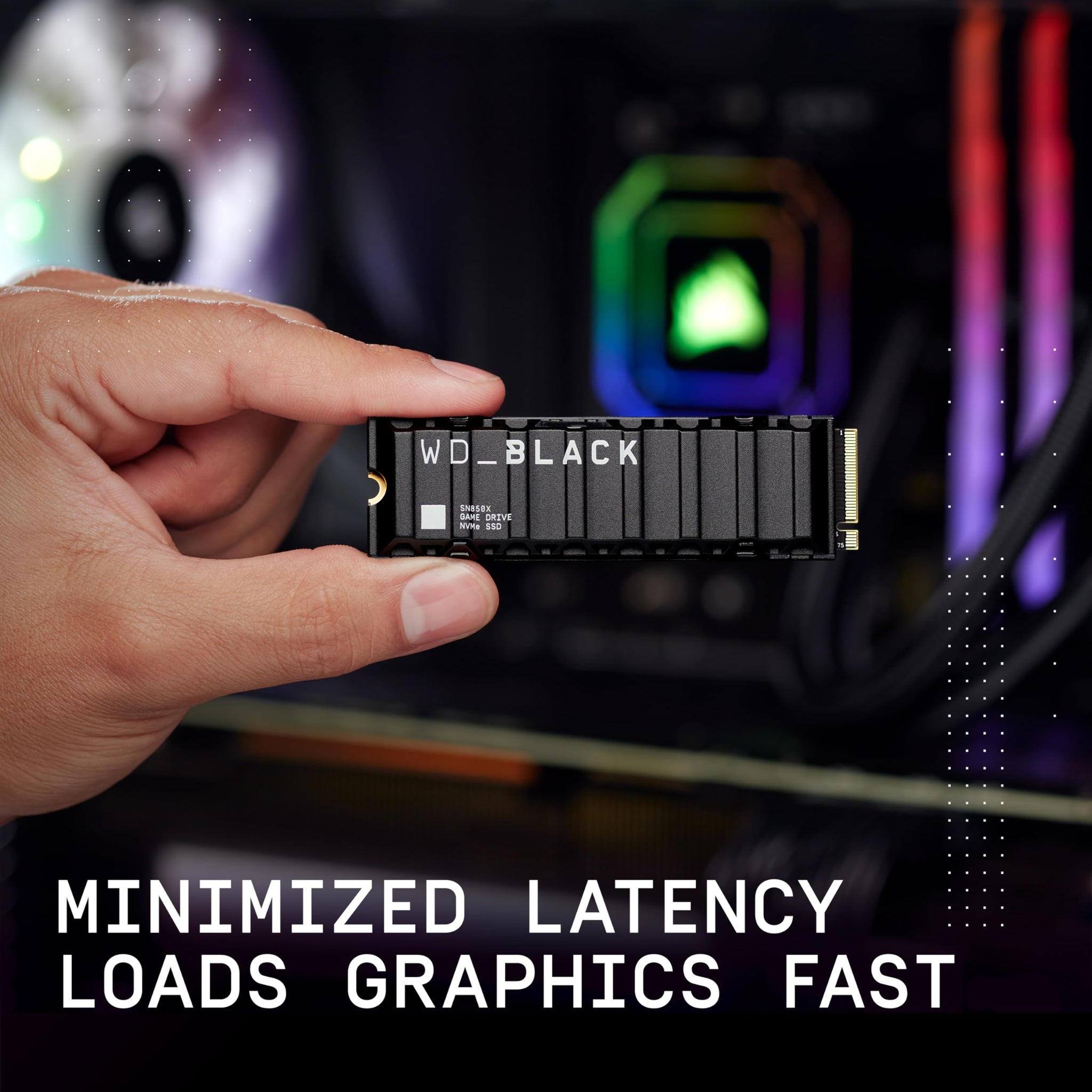WD Black 2TB SN850X NVMe Gaming SSD for Lightning Fast Speeds