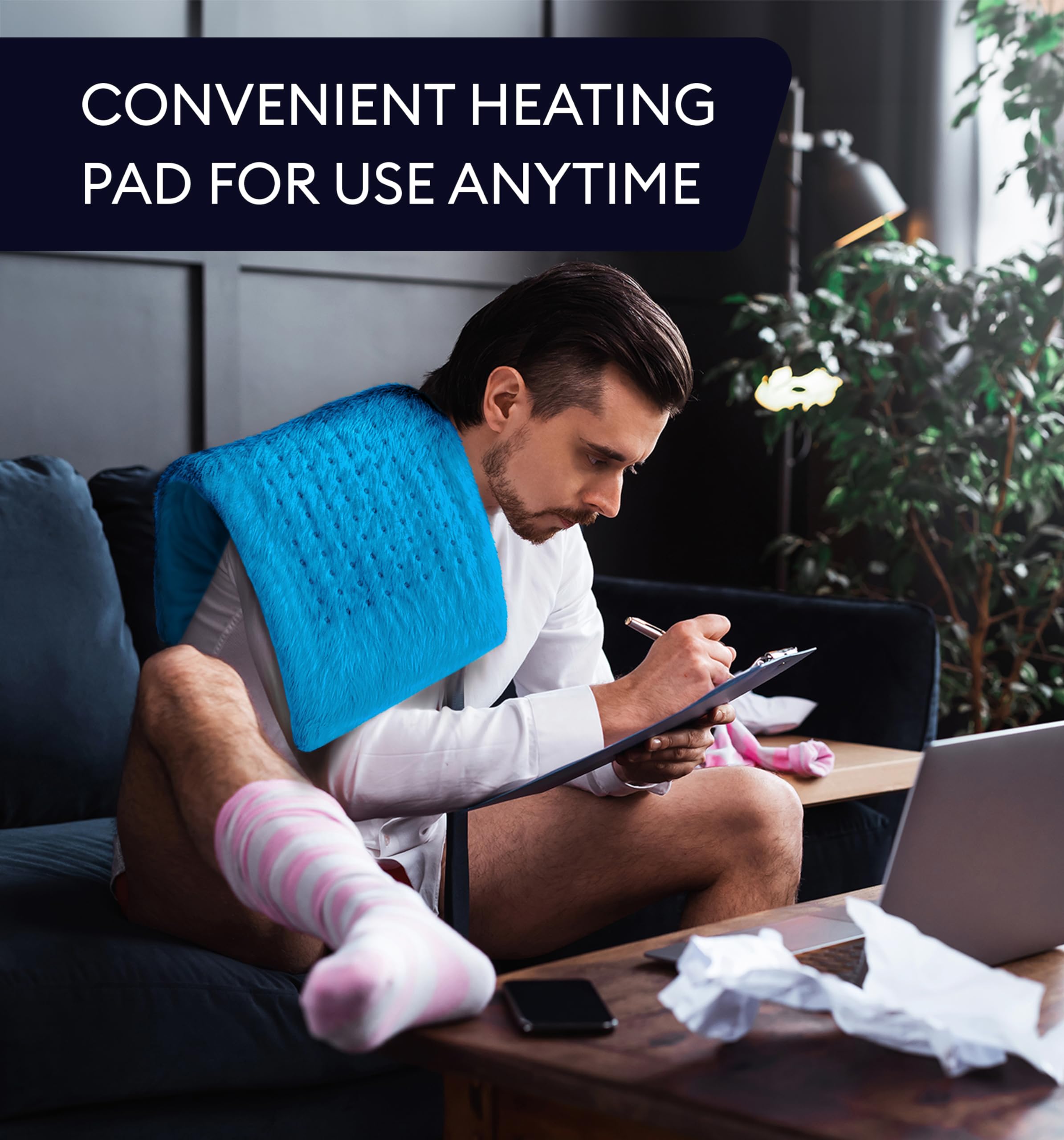 Geniani Large Electric Heating Pad for Pain Relief