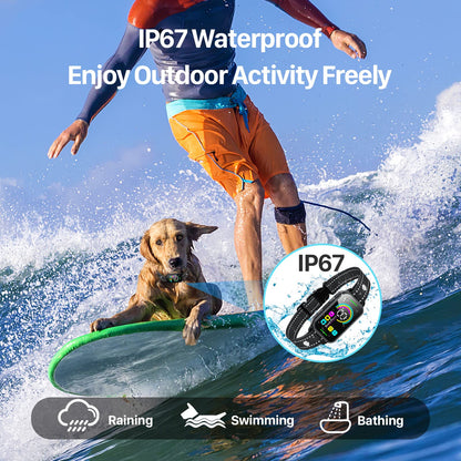 Smart Rechargeable Bark Collar for Dogs with Adjustable Sensitivity