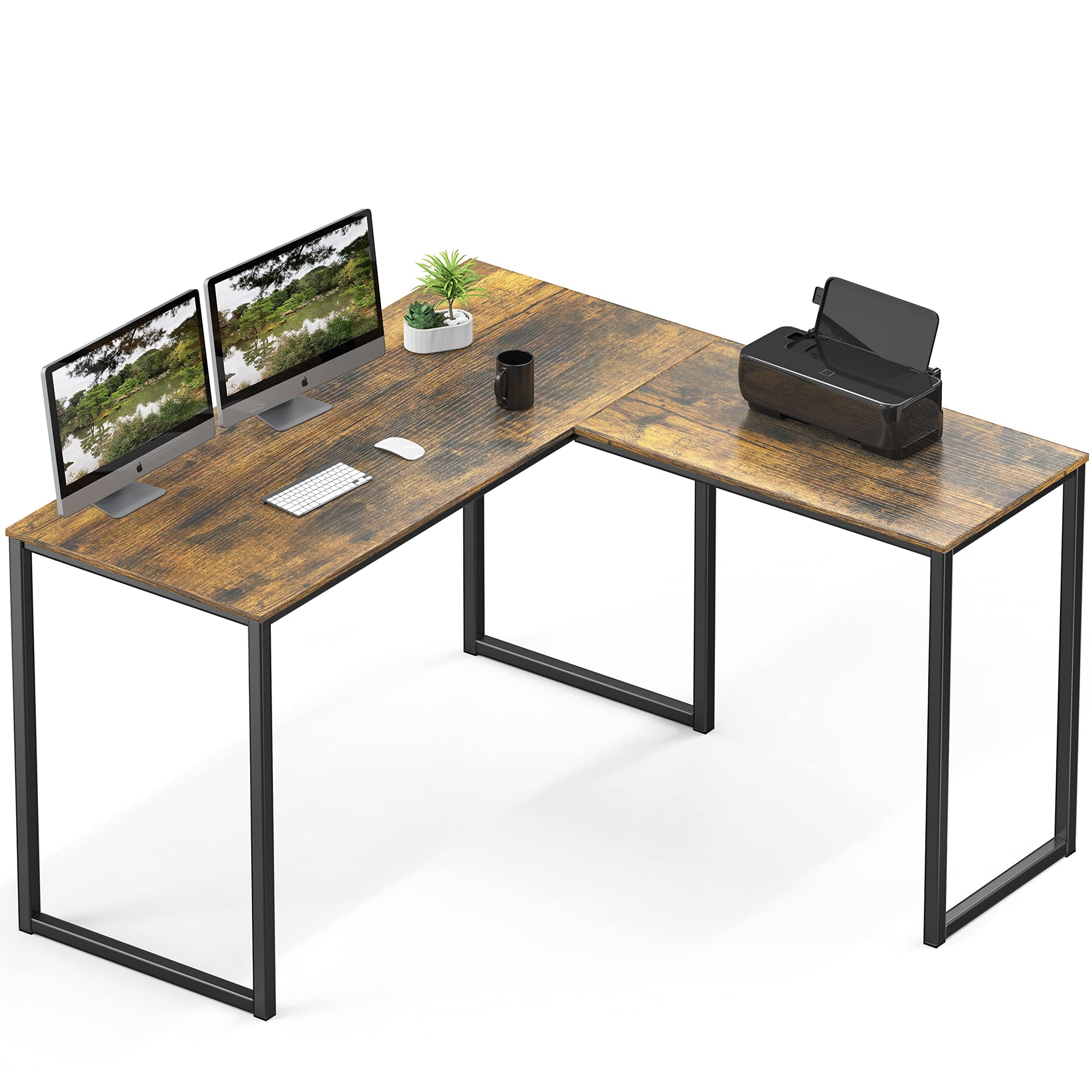 L Shape Home Office Desk for Maximal Workspace