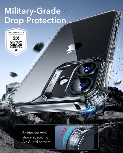Military-Grade Clear Case for iPhone 14 and 13