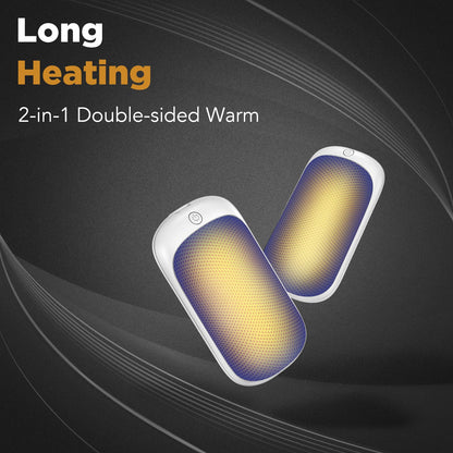 2 Pack Rechargeable Hand Warmers USB Portable 2 In 1