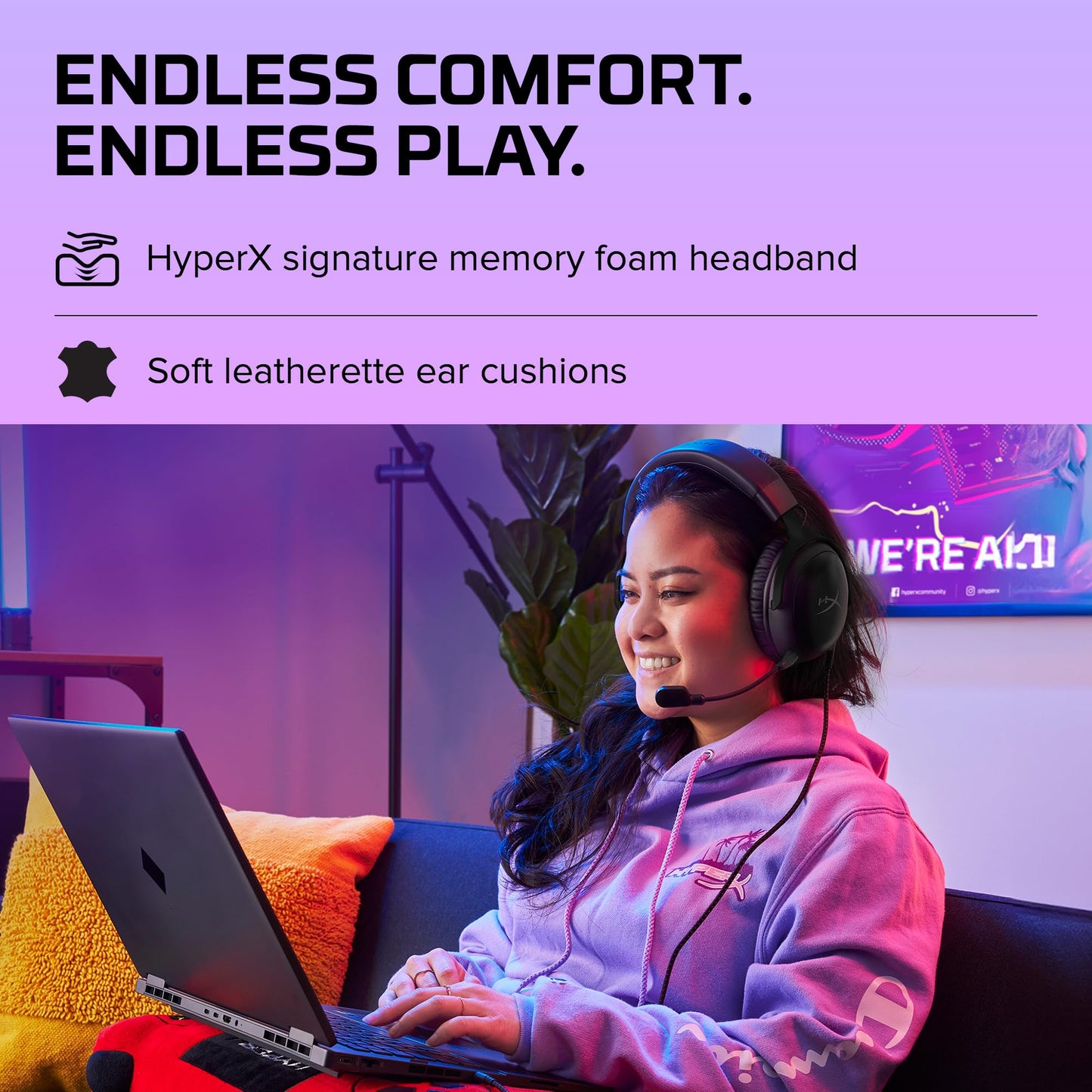 HyperX Cloud III Wired Gaming Headset with Superior Comfort