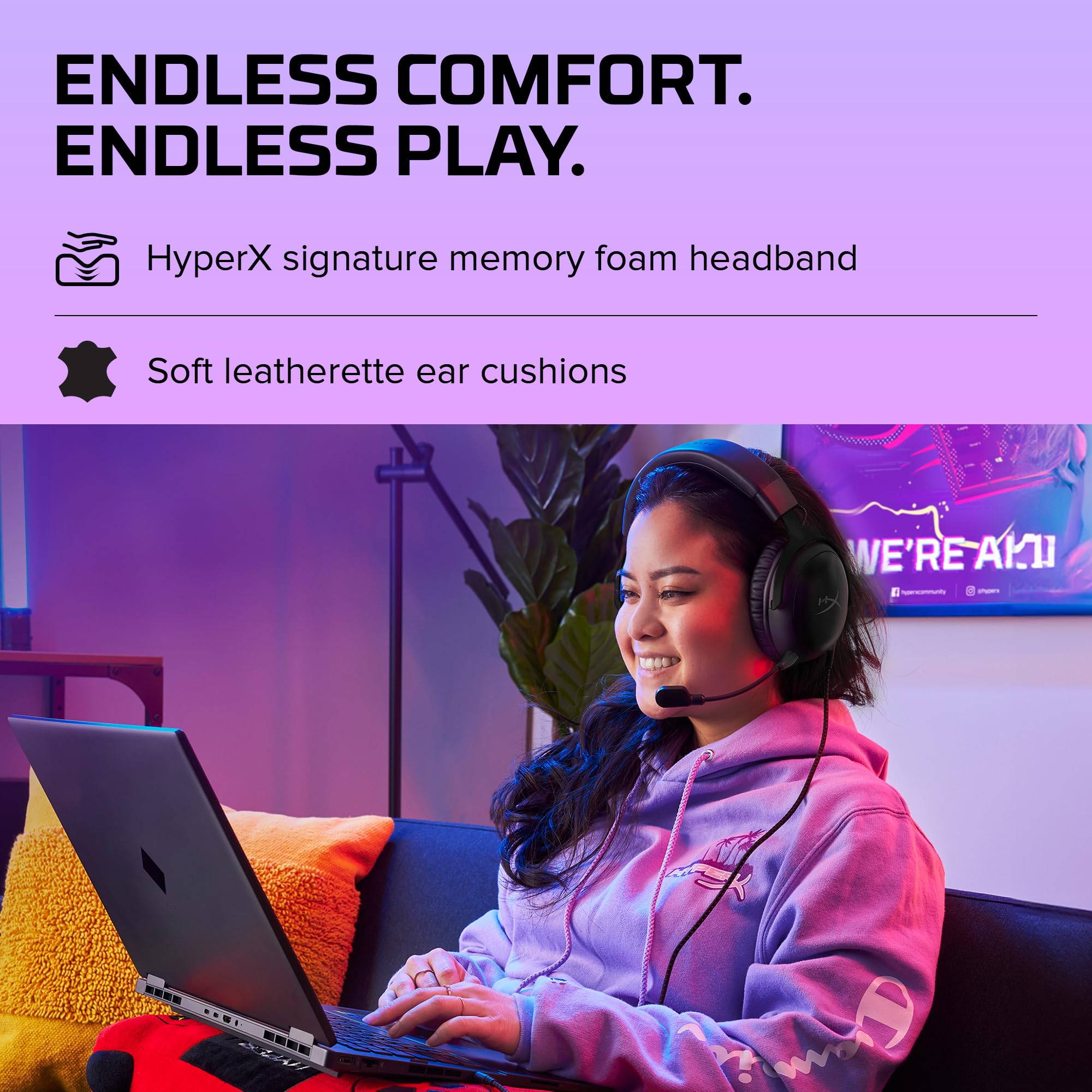 HyperX Cloud III Wired Gaming Headset with Superior Comfort