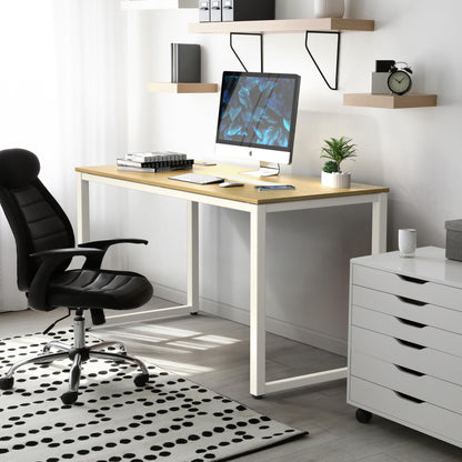 55 Inch Espresso Office Computer Desk for Professionals