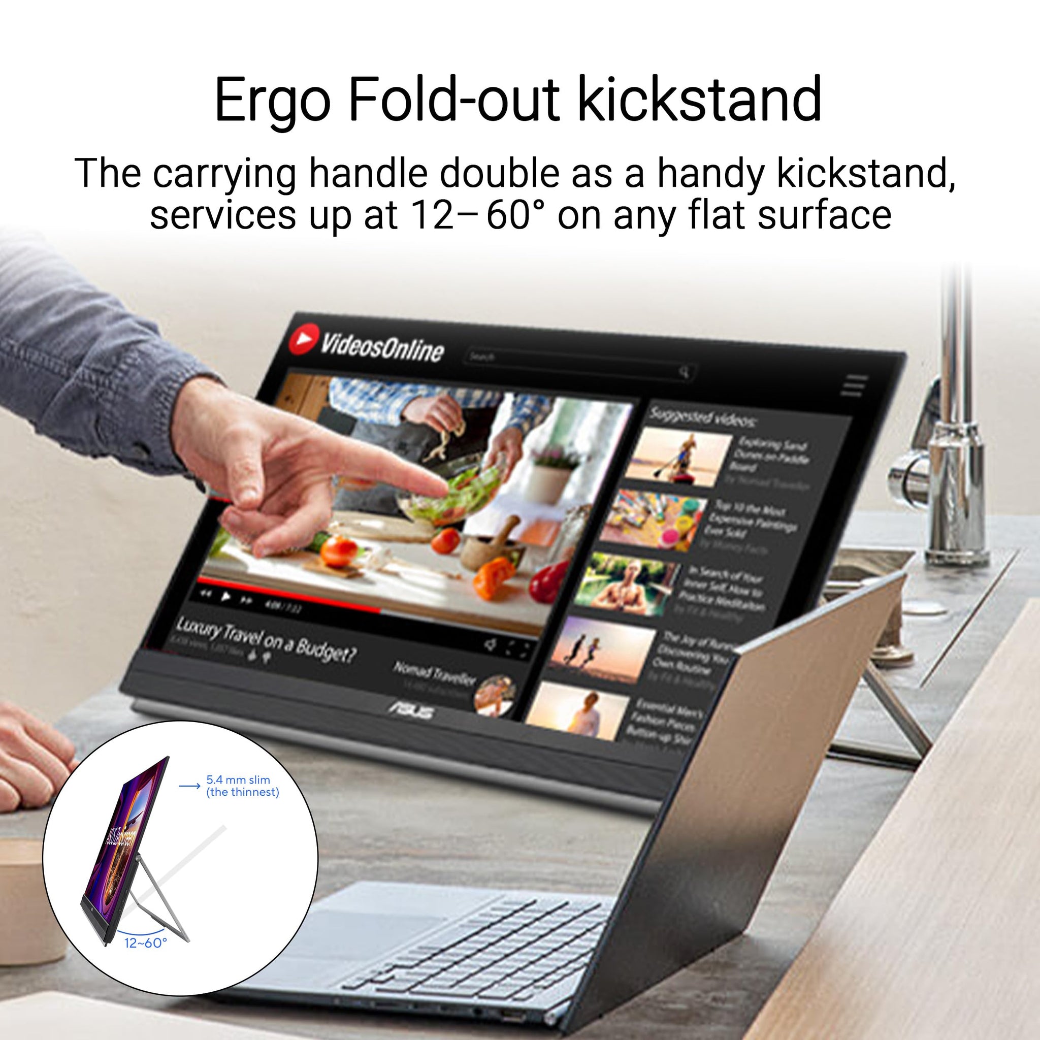 ASUS ZenScreen 15.6 Inch Portable Monitor for Travel