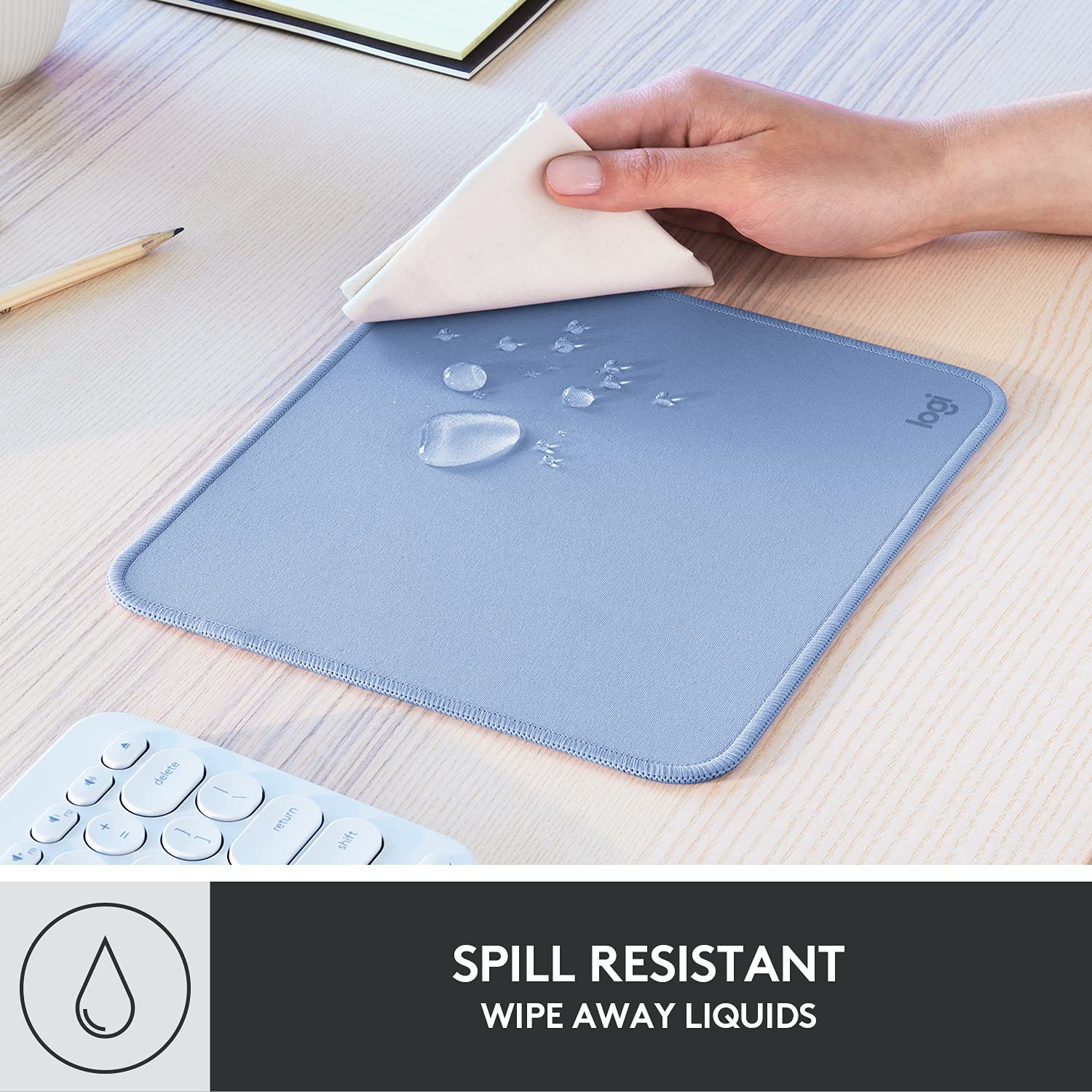 Logitech Studio Series Mouse Pad with Anti-Slip Base