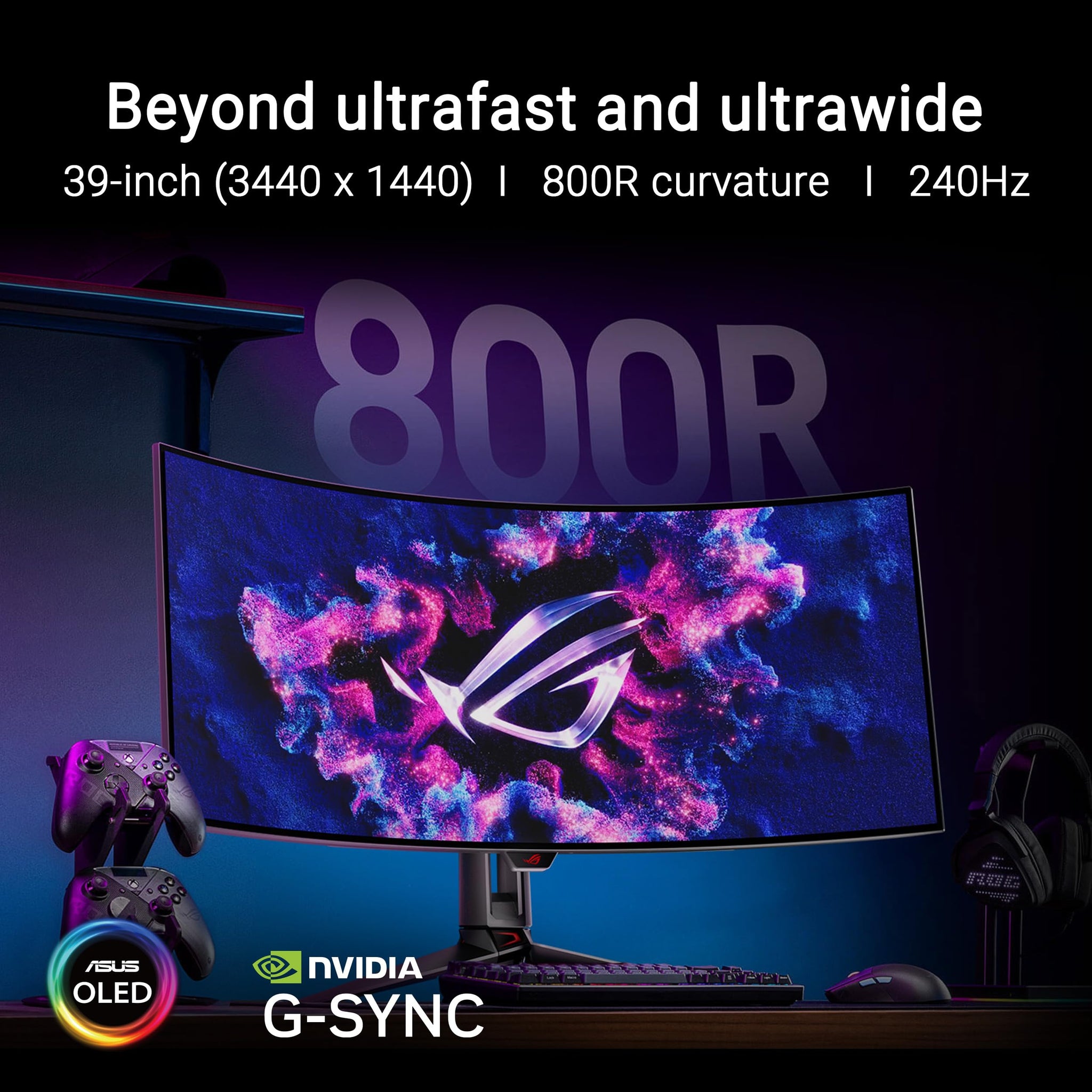 ASUS ROG Strix 27 Inch 1440P OLED Gaming Monitor