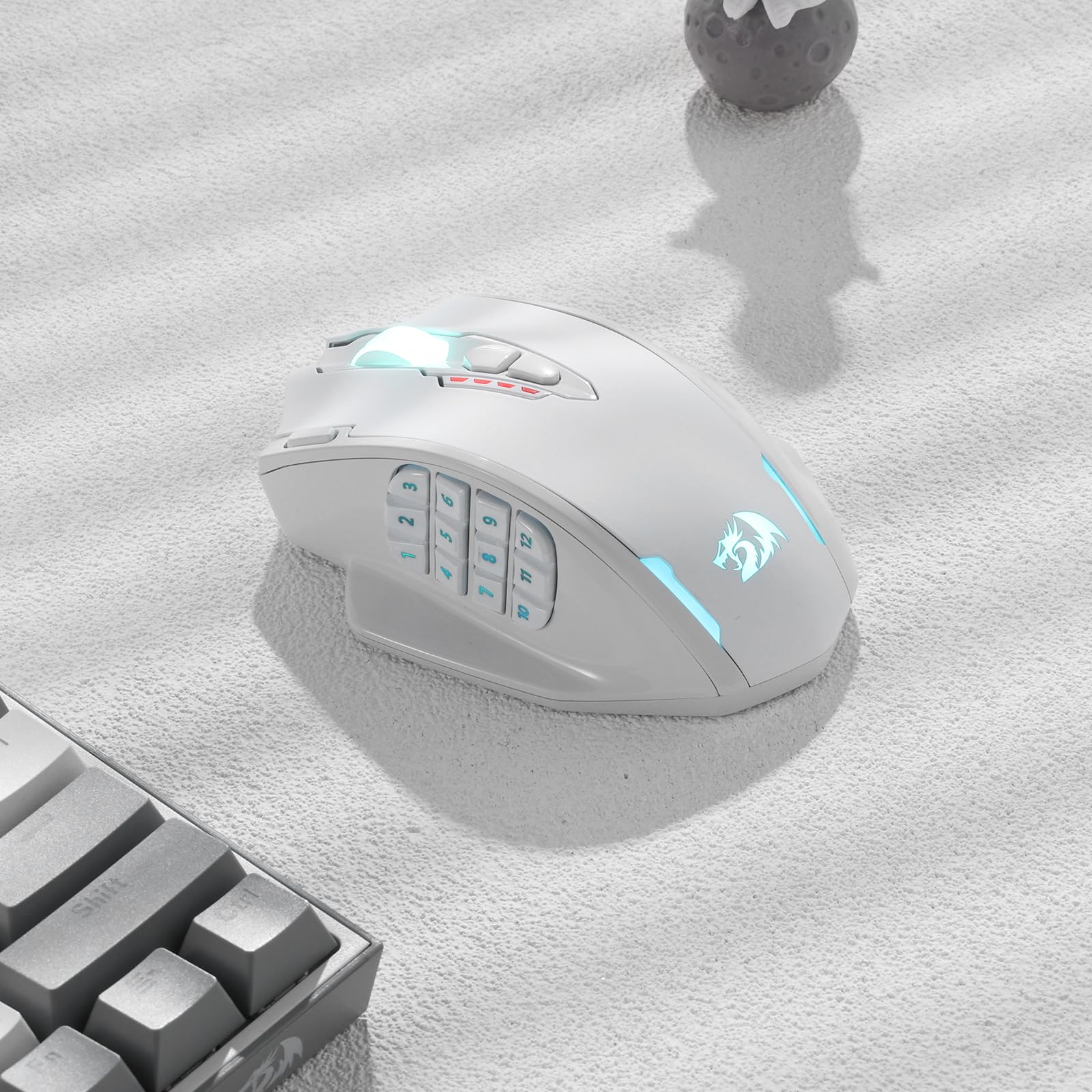 Redragon M908 RGB Gaming Mouse with 12 Programmable Buttons