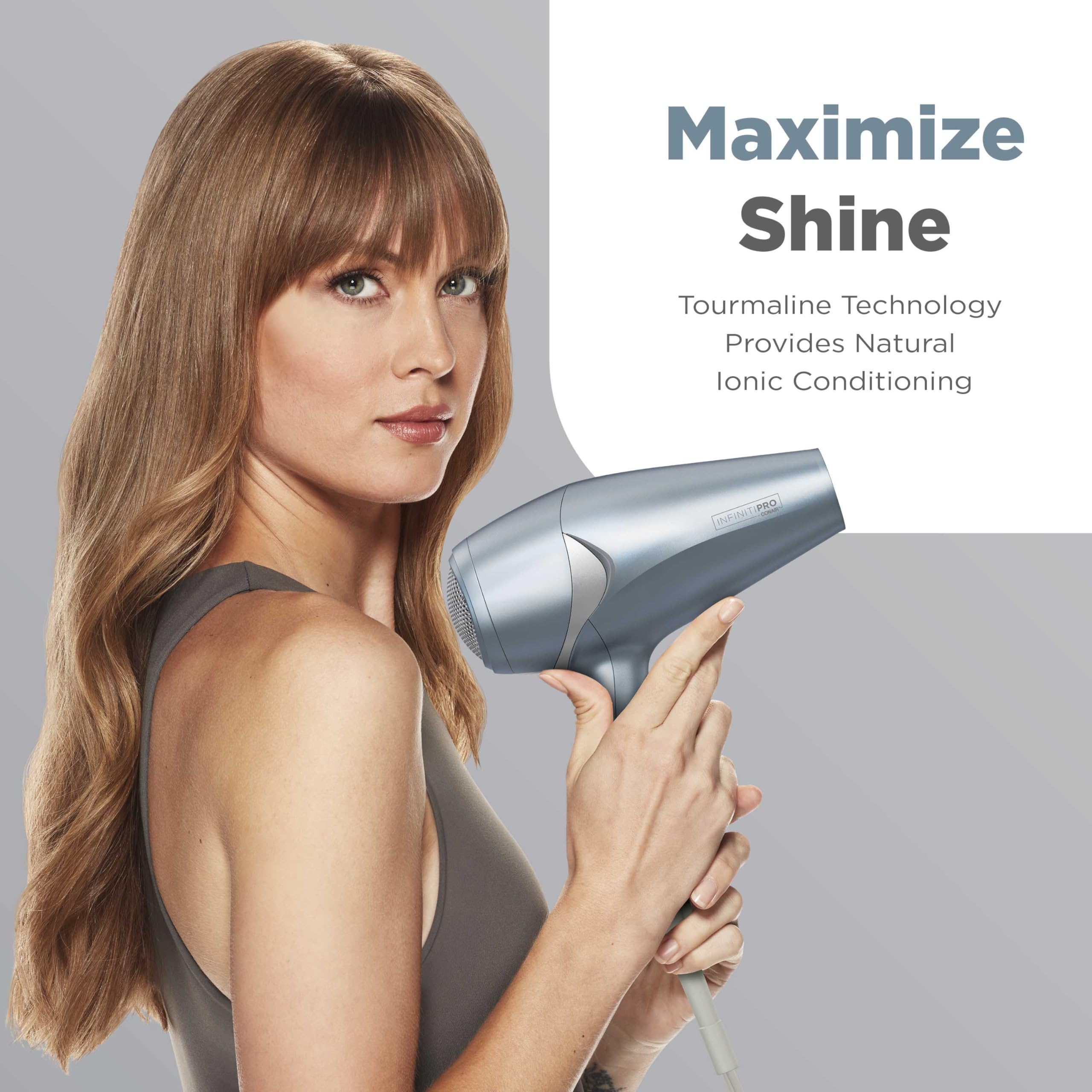 InfinitiPRO Hair Dryer With Diffuser For Faster Drying