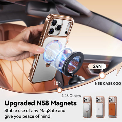 Casekoo Cosmic Orange iPhone 17 Pro Max Case With Stand