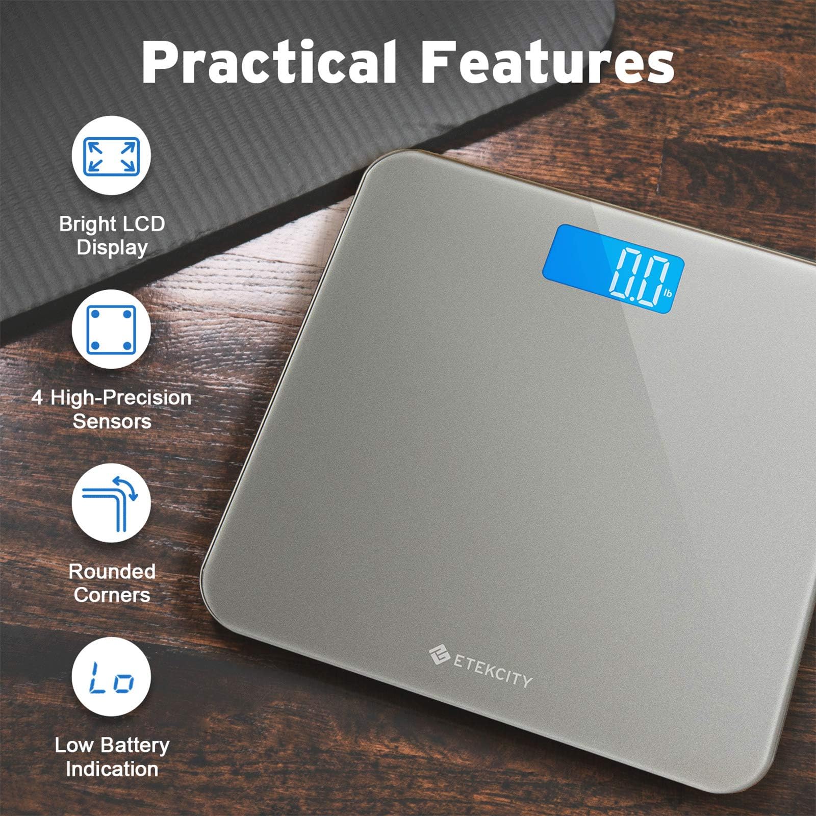Smart Body Weight Scale with Accurate BMI Tracking