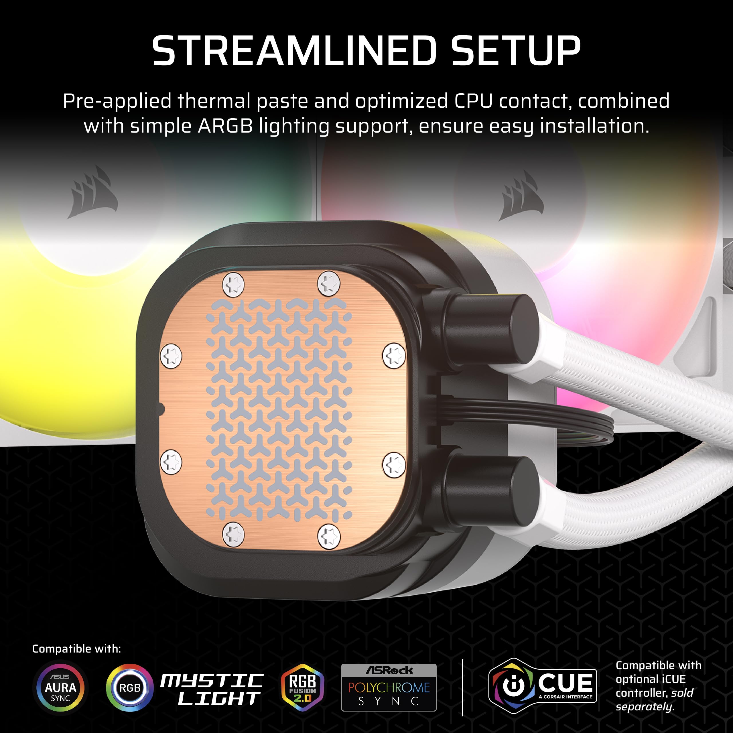 Corsair Nautilus 360 RS ARGB Liquid CPU Cooler