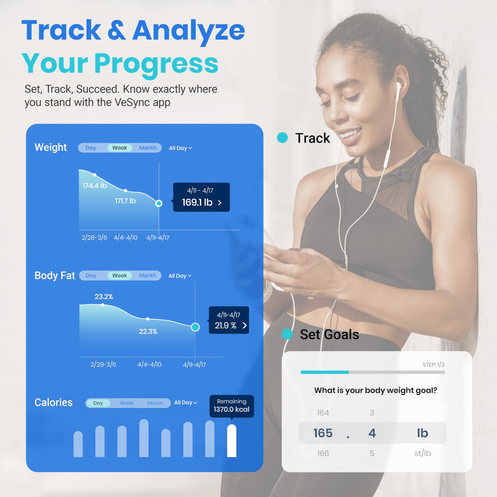 Smart Body Weight Scale with Accurate BMI Tracking