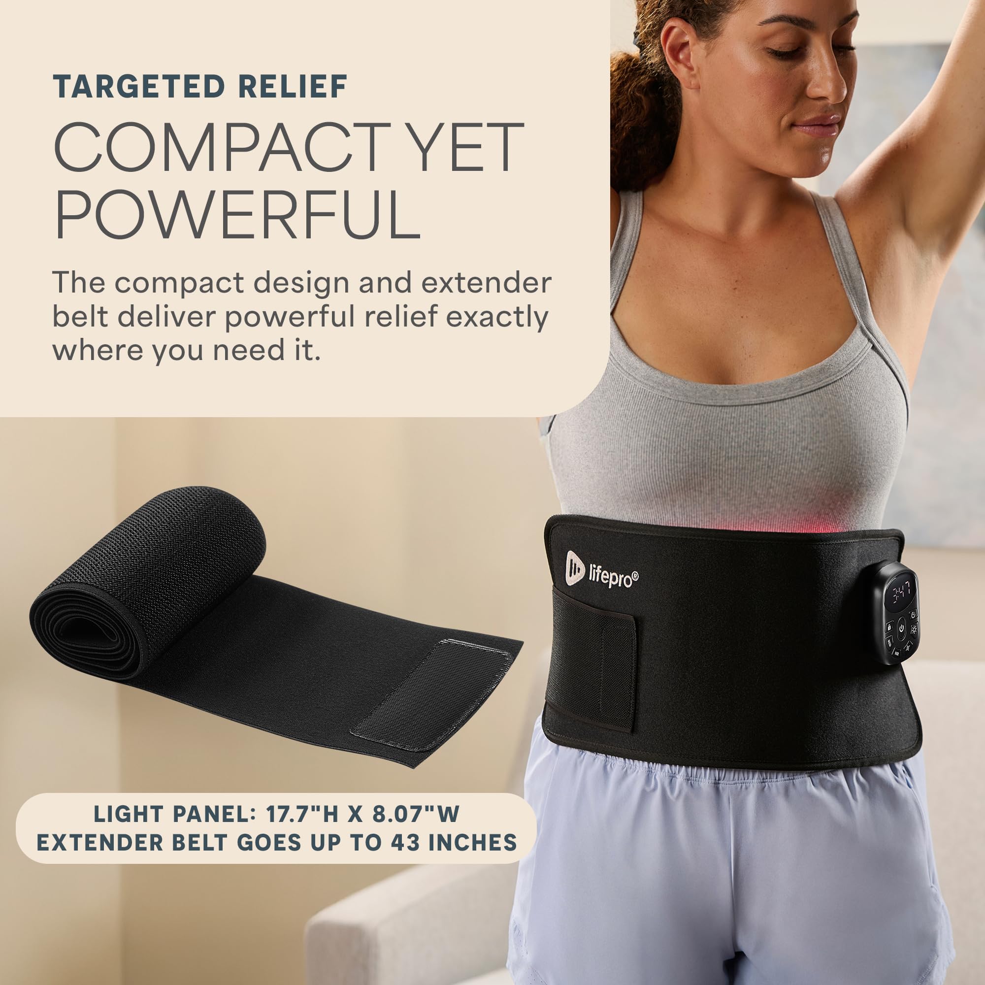 Lifepro Red Light Therapy Belt for Muscle Relaxation