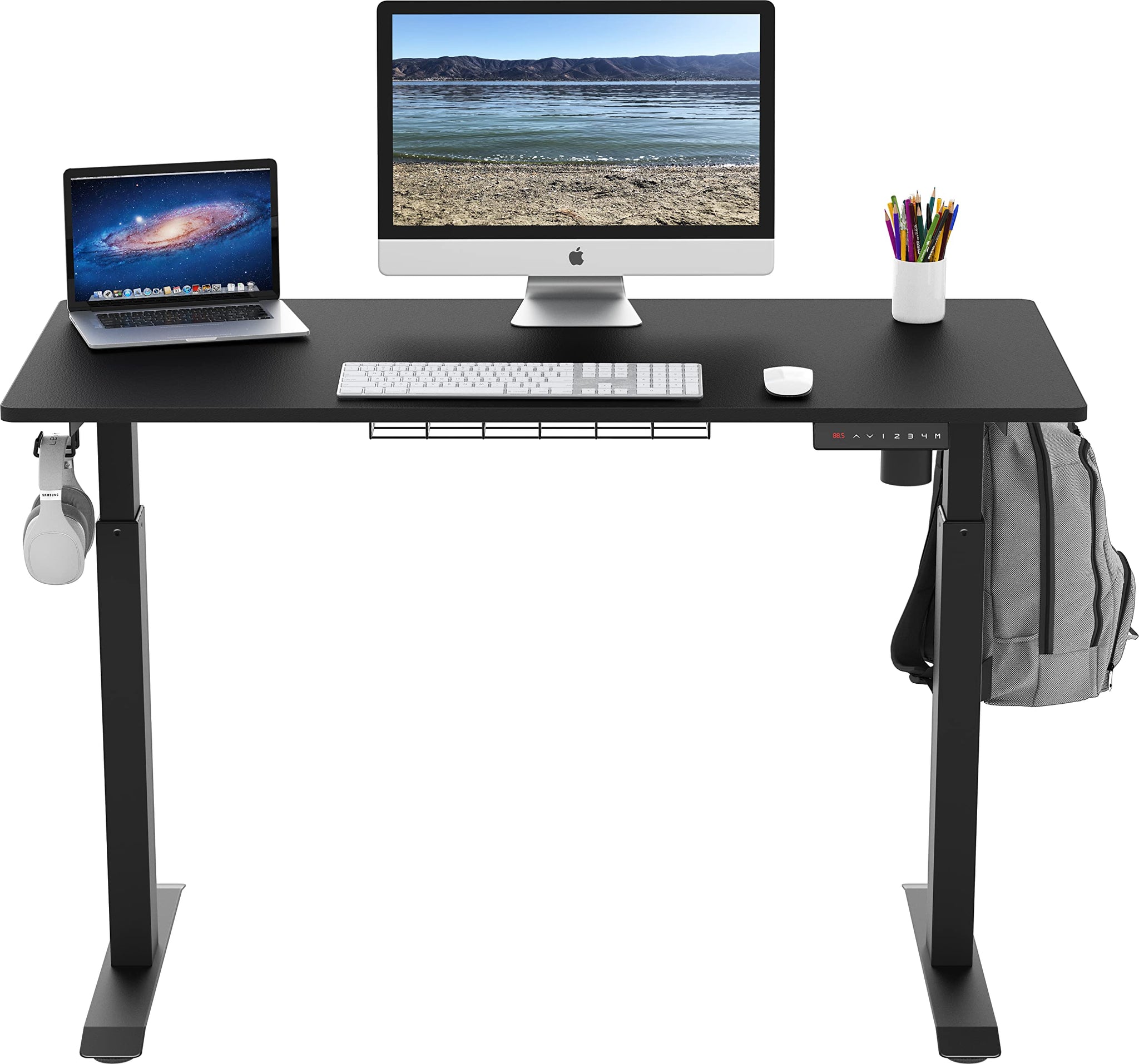 Height Adjustable Standing Desk with Memory Preset Feature