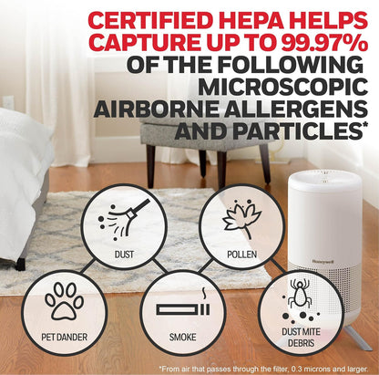 Honeywell HEPA Air Purifier for Clean Fresh Air