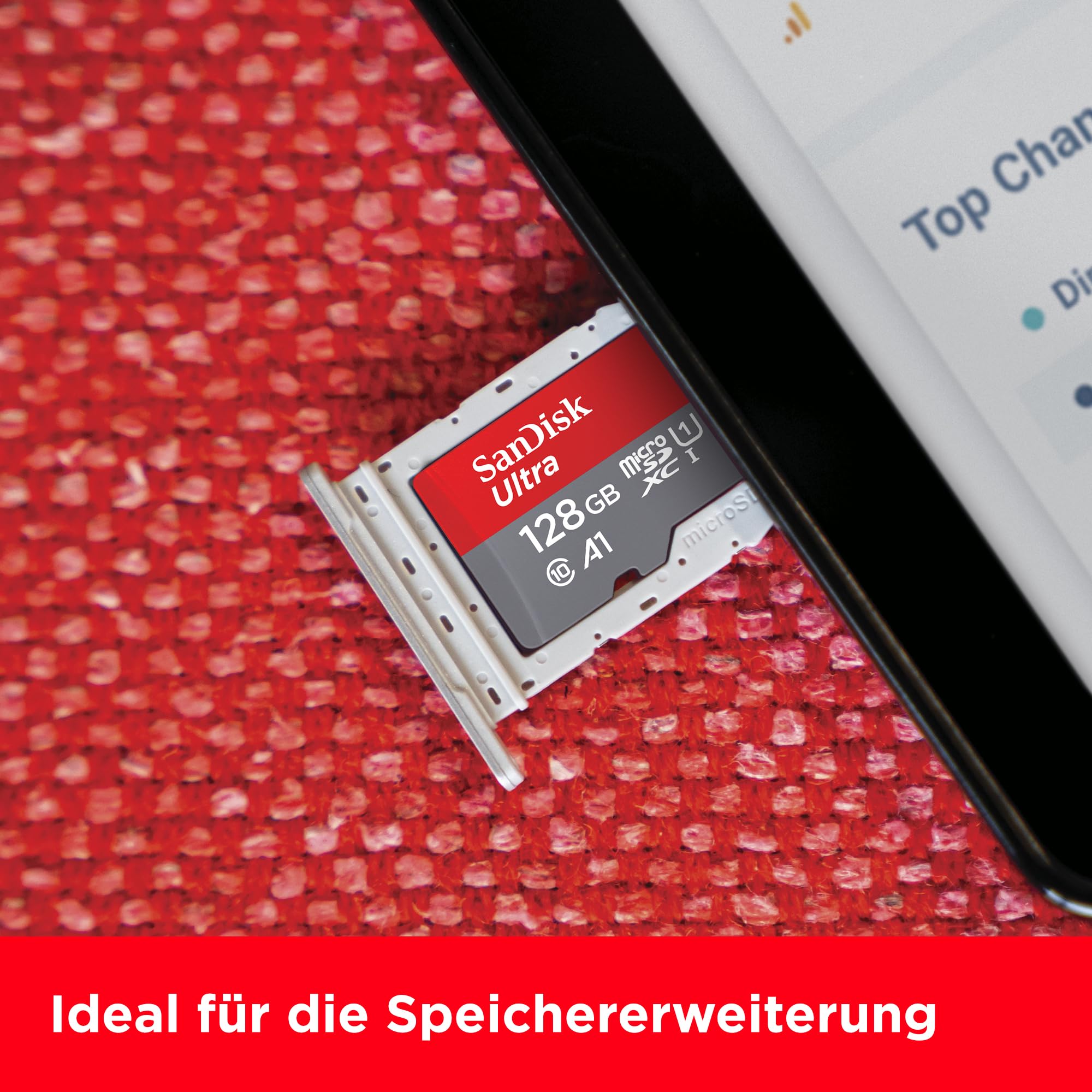 SanDisk 256GB Ultra MicroSD Card Fast Transfer Speeds