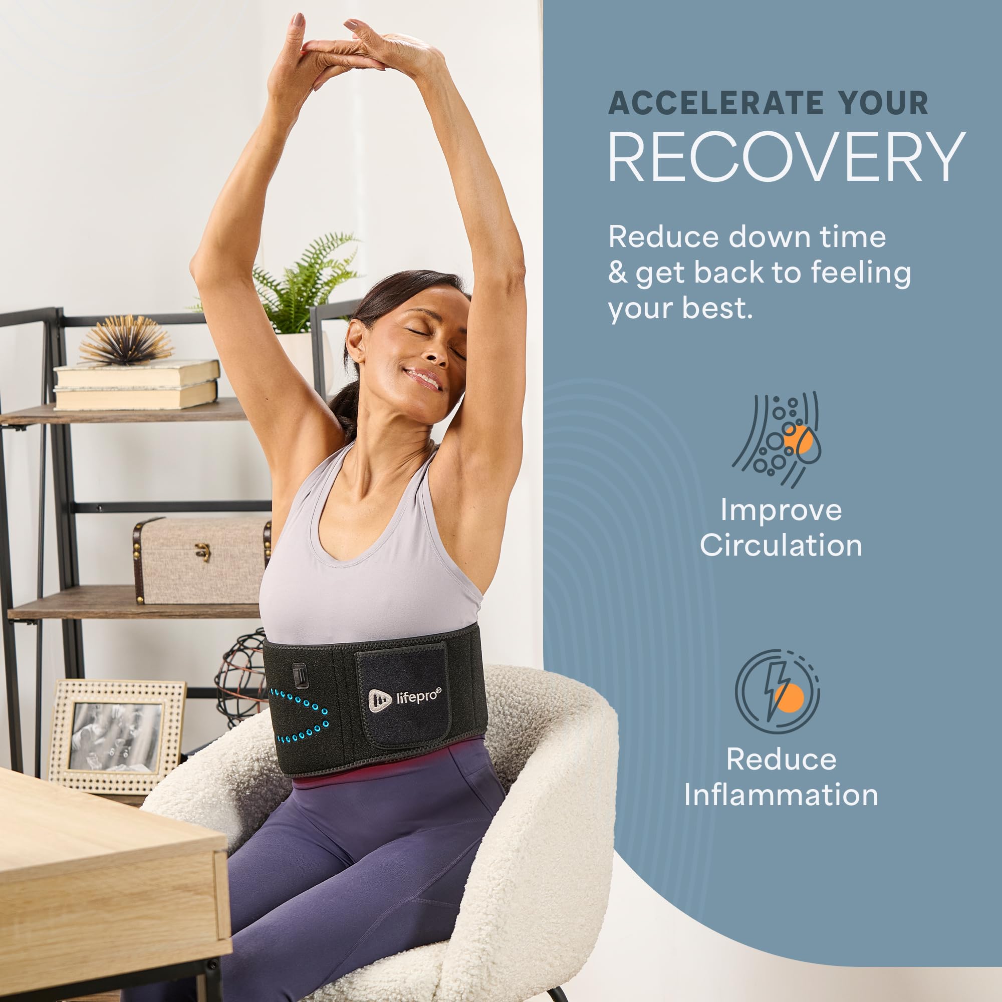 Lifepro Red Light Therapy Belt for Muscle Relaxation