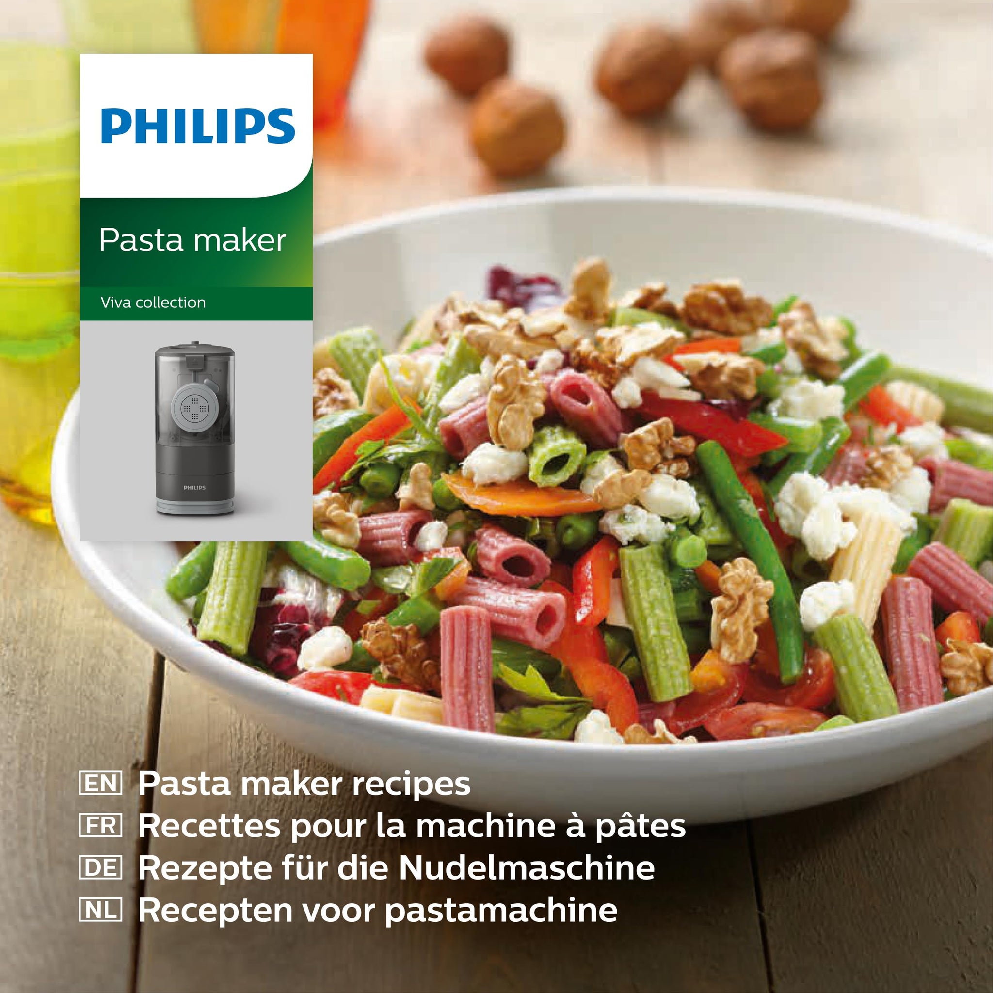Philips Compact Pasta Maker for Fresh Homemade Noodles