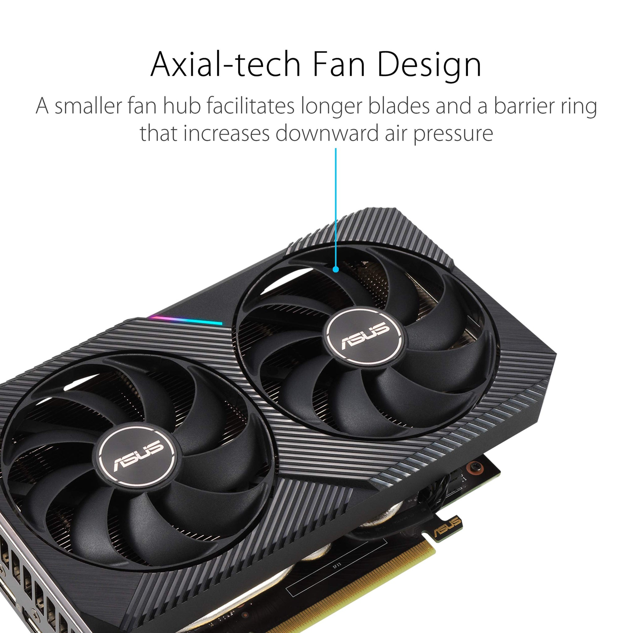 ASUS Dual GeForce RTX 3050 Gaming Graphics Card with Advanced Cooling