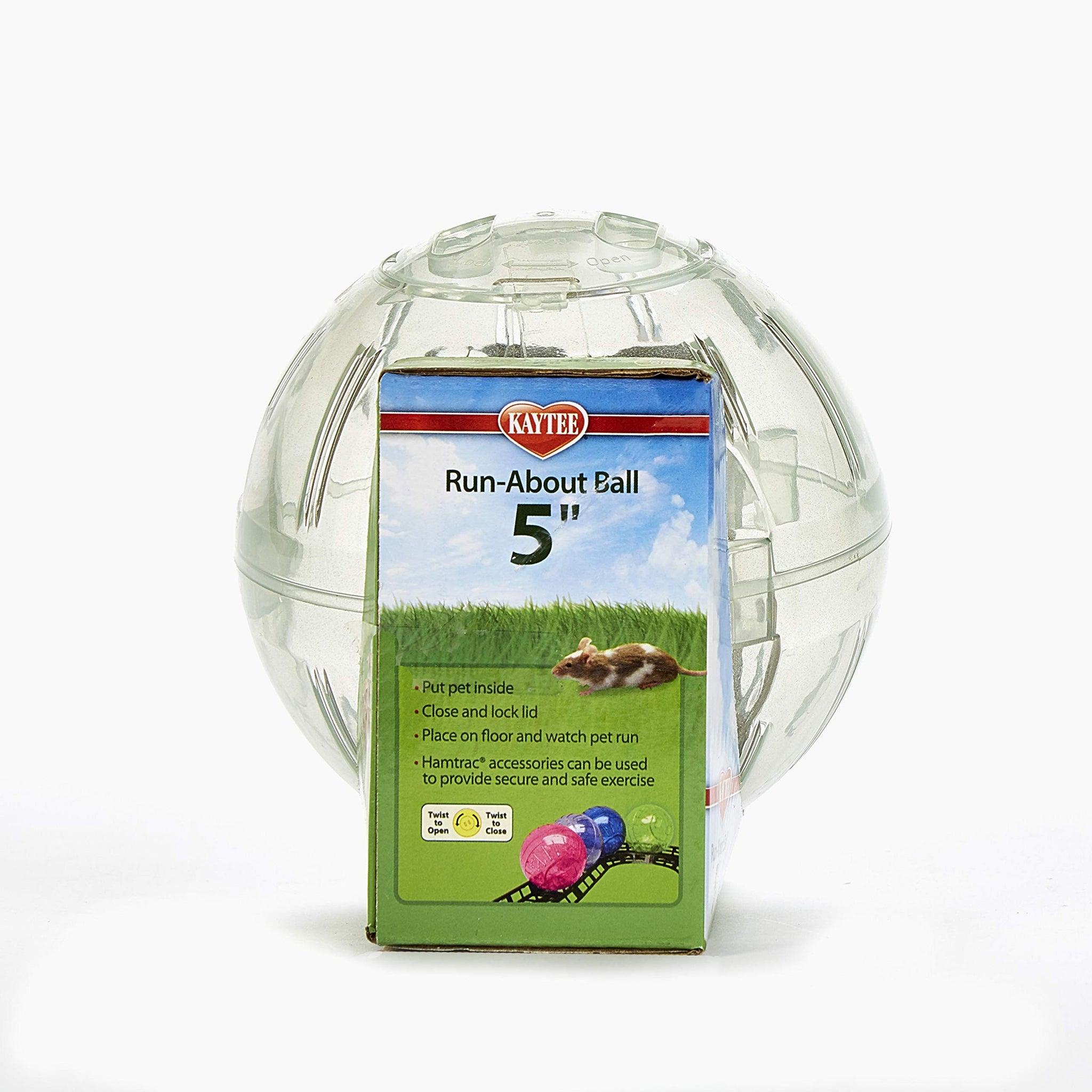 Kaytee 5 Inch Clear Exercise Ball for Dwarf Hamsters