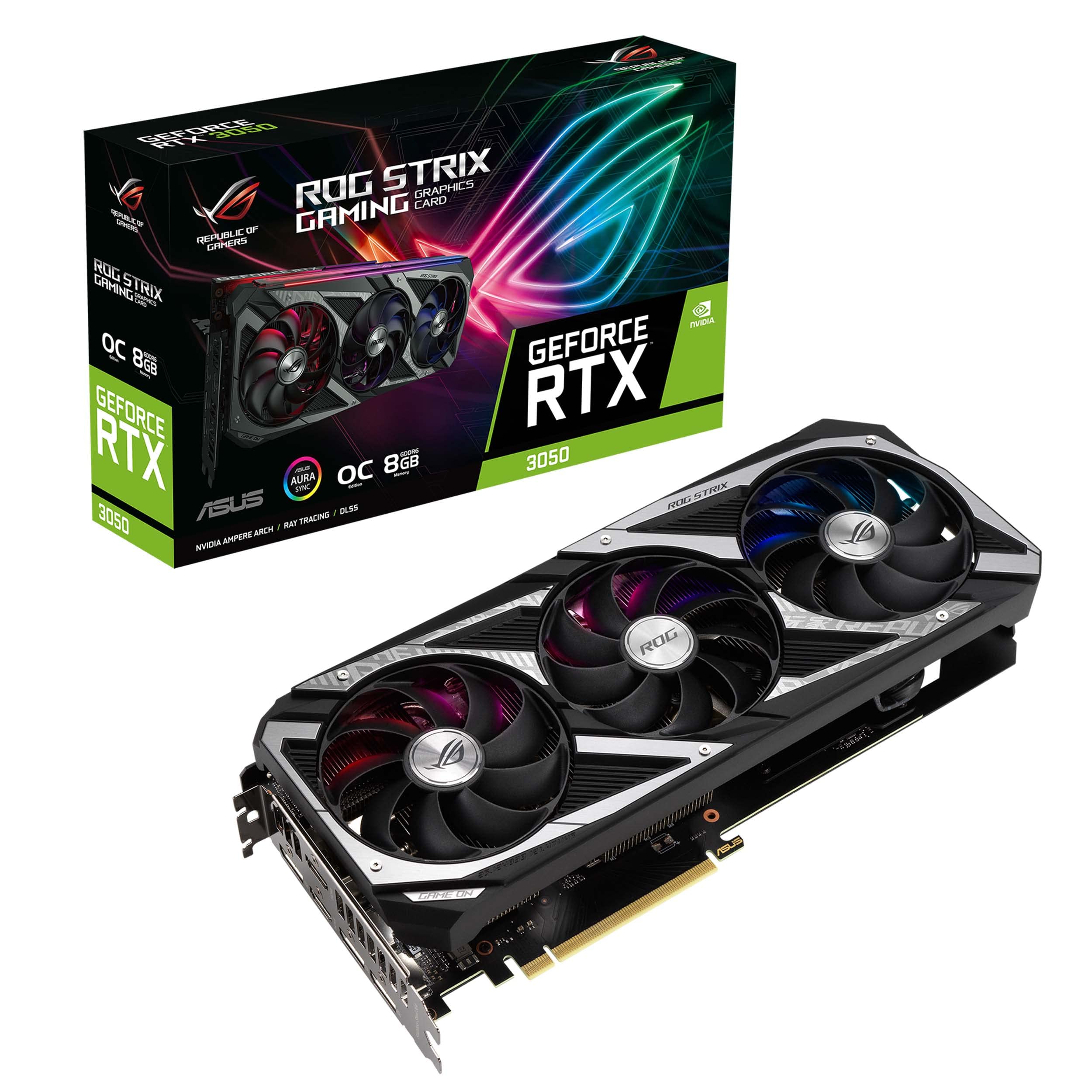 ASUS Dual GeForce RTX 3050 Gaming Graphics Card with Advanced Cooling