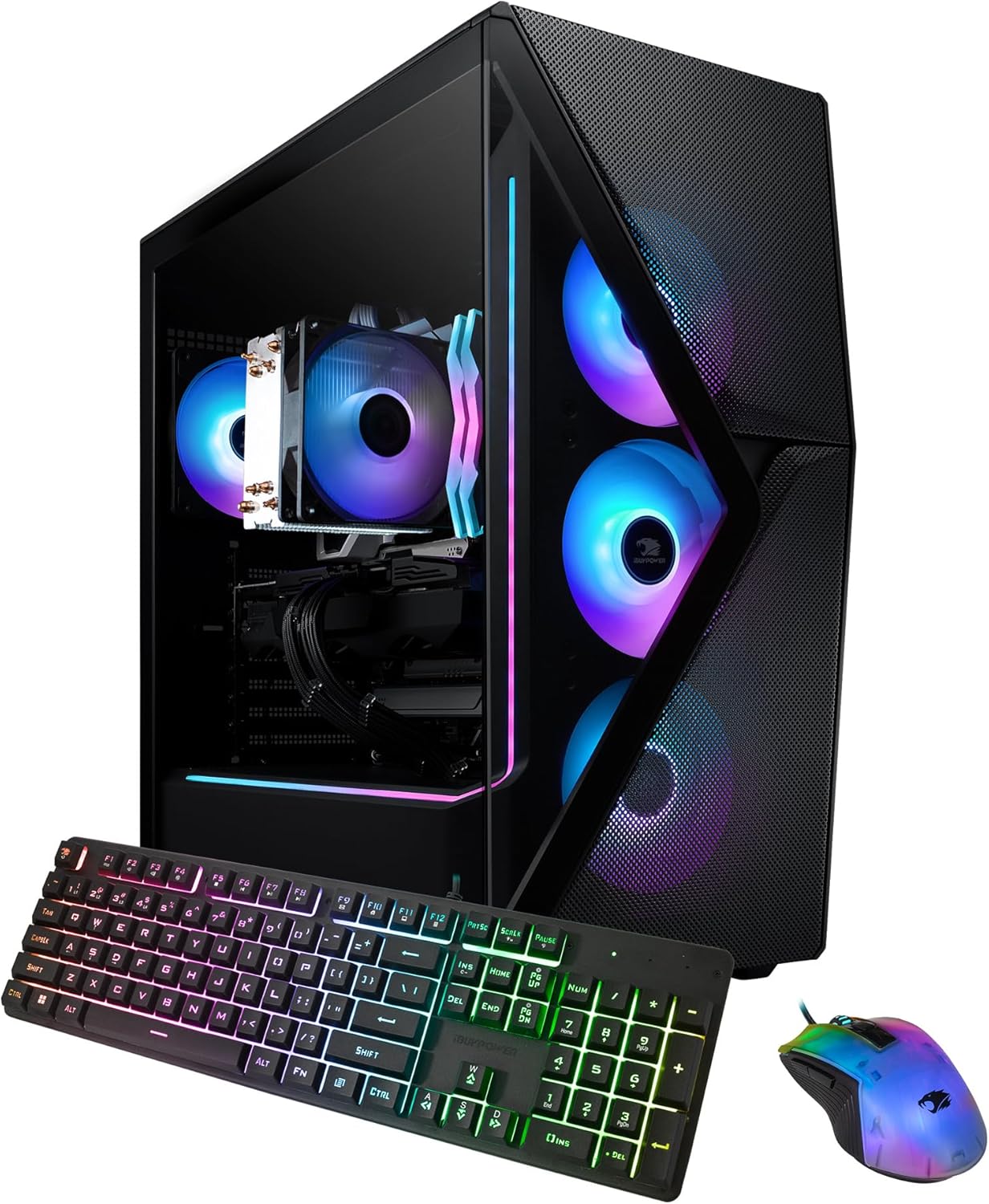 iBUYPOWER Slate MESH Gaming PC With RTX 5070 DDR5 RAM