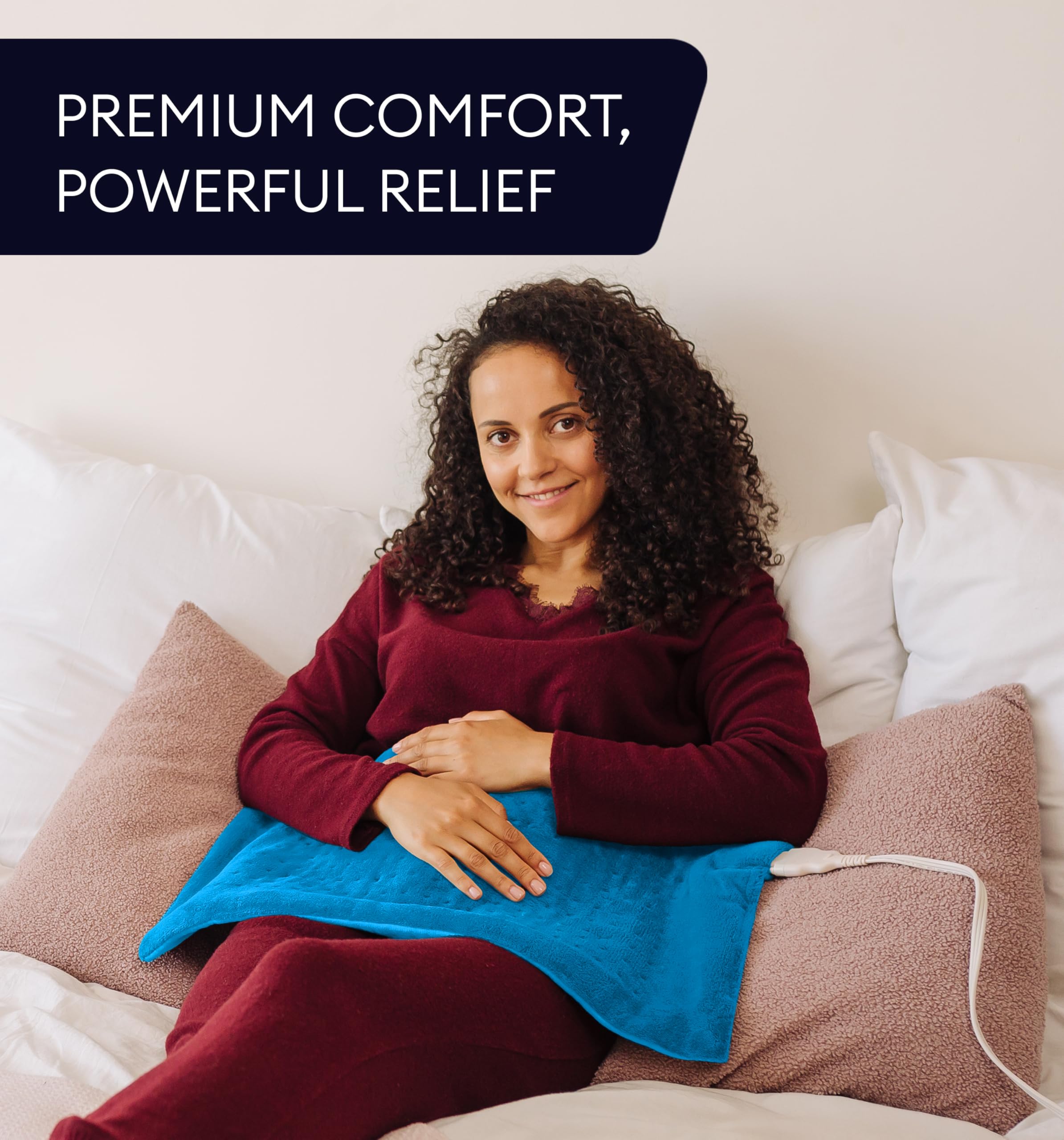 Geniani Large Electric Heating Pad for Pain Relief