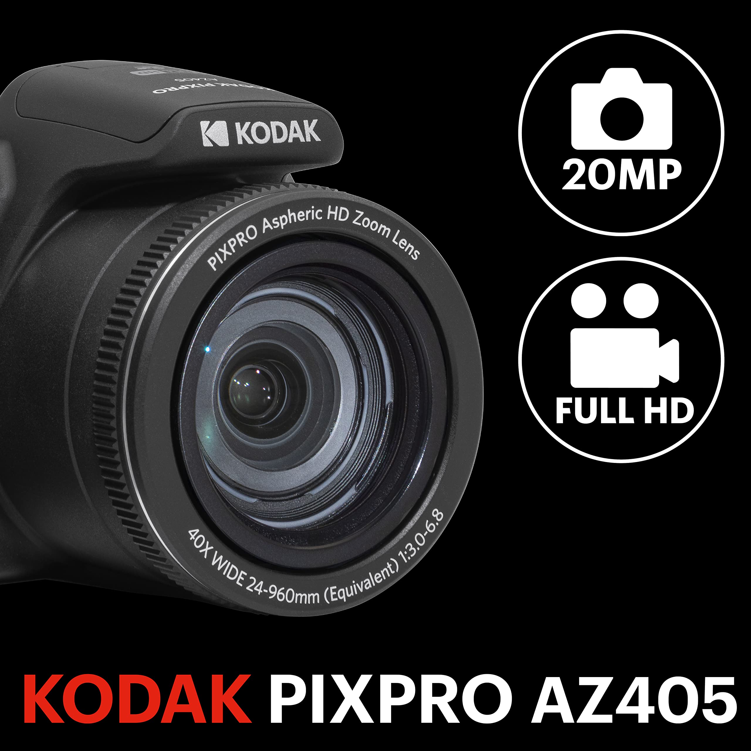 Kodak Pixpro Az405 20MP Camera with 40X Zoom