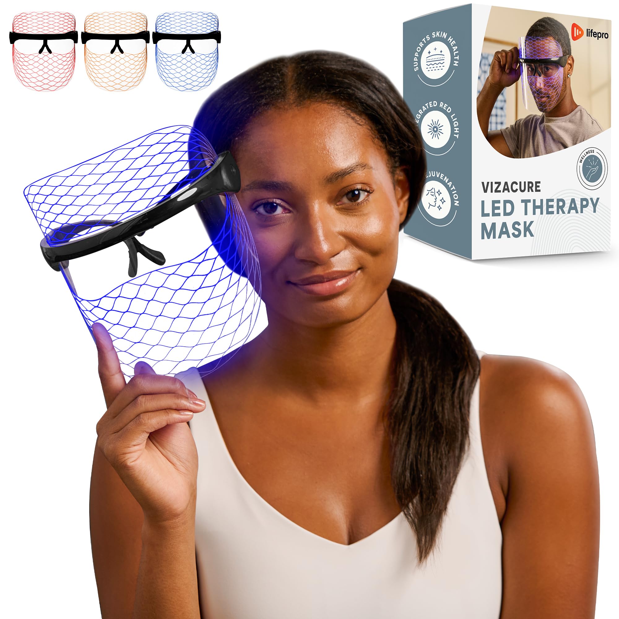 Red Light Therapy Face Mask for Youthful Skin