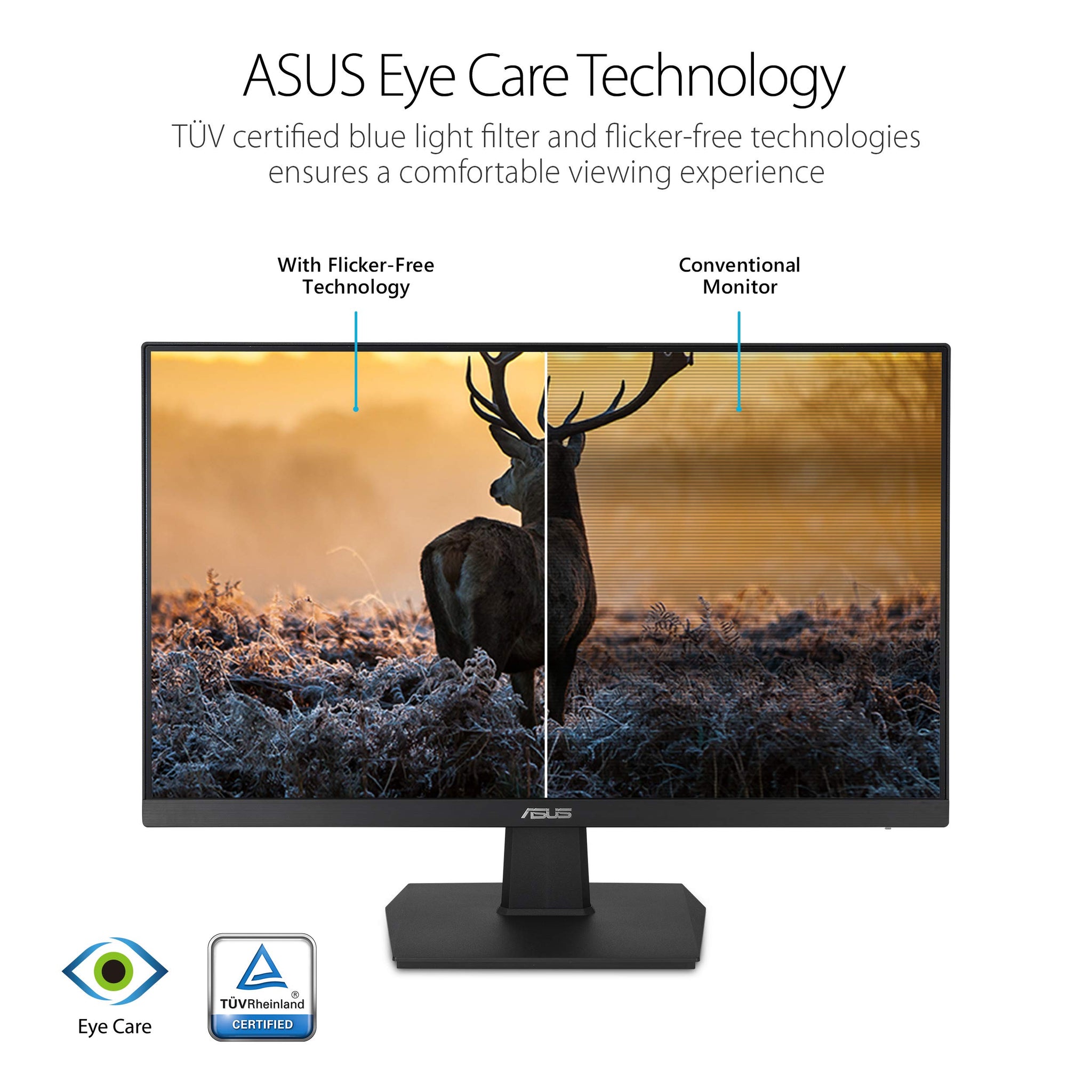 ASUS 23.8 Inch Full HD Monitor with Eye Care Technology